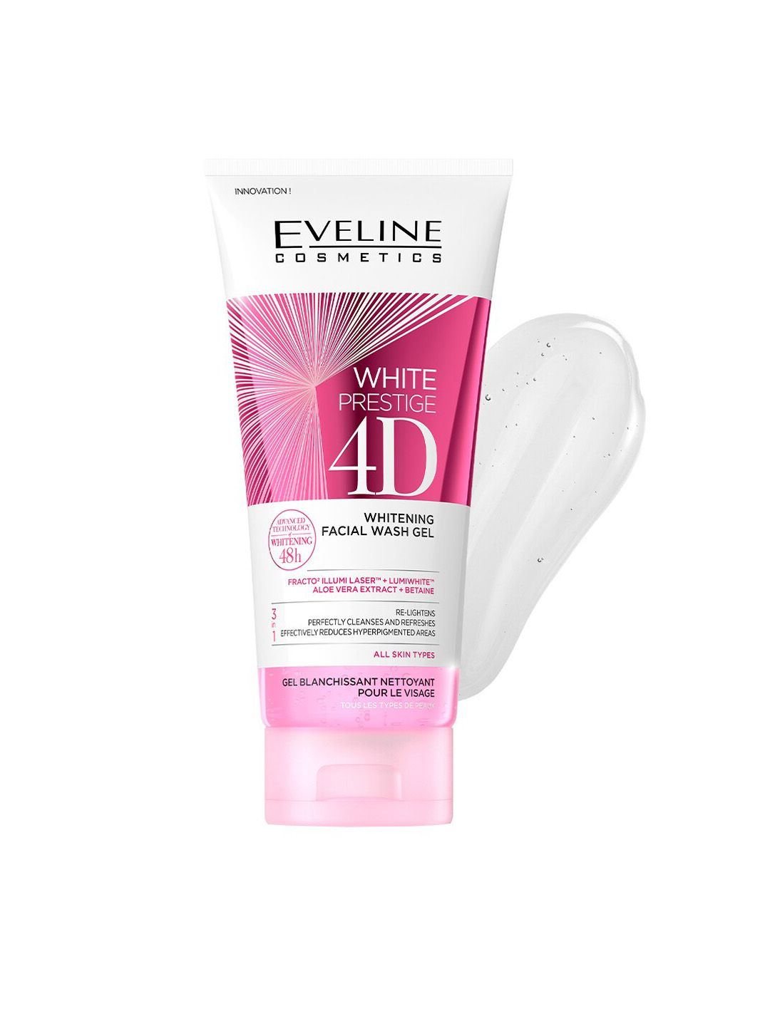 Eveline Cosmetics White Prestige 4D Whitening Facial Wash Gel-200ml-image-17