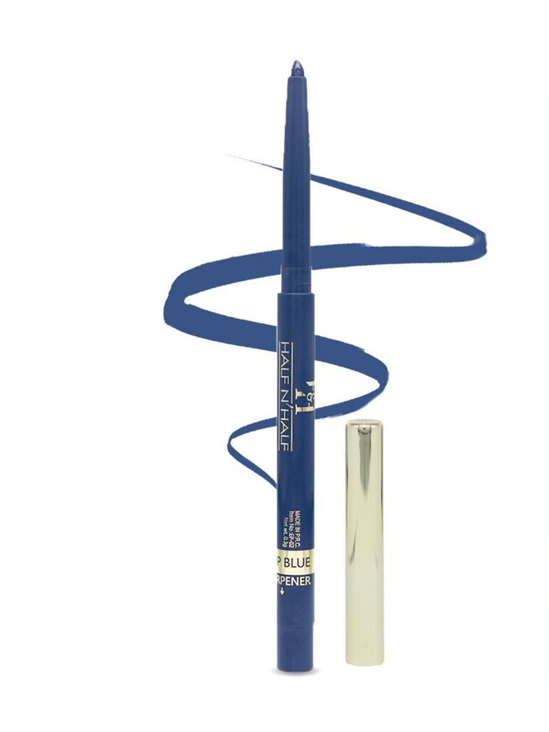 Half N Half One Stroke Defining Auto Eyeliner Kohl Kajal - 0.3g - Deep Blue-picture-41