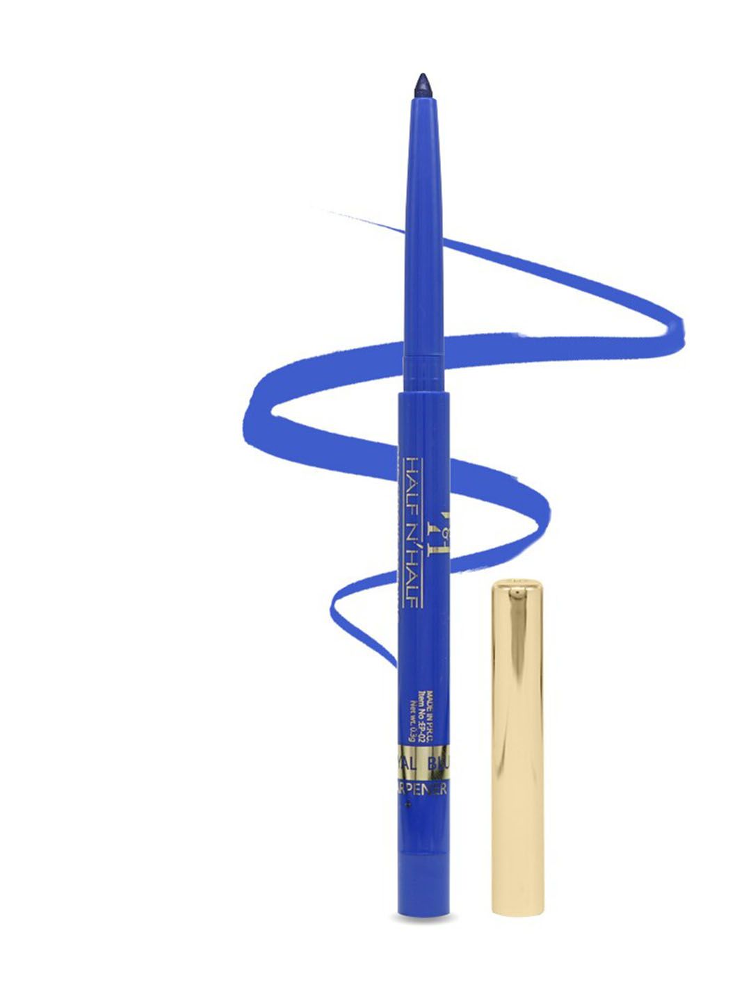 Half N Half One Stroke Defining Auto Eyeliner Kohl Kajal - Royal Blue 02-picture-30