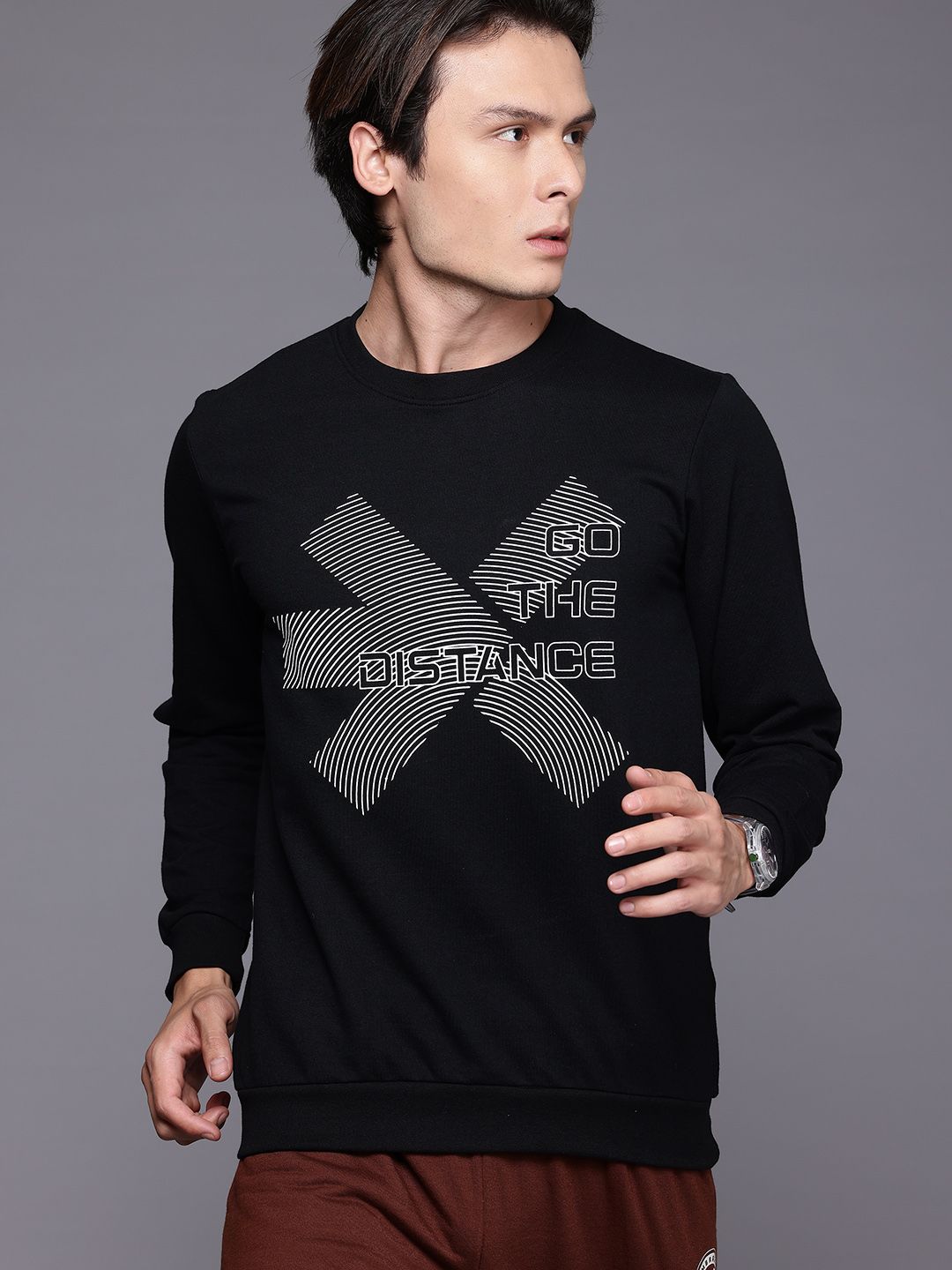 HRX by Hrithik Roshan Printed Running Sweatshirt-picture-11