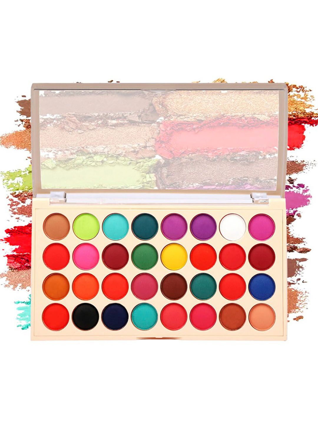 Half N Half 32 Color Metal Crush Eyeshadow Palette - Shade 02-picture-24