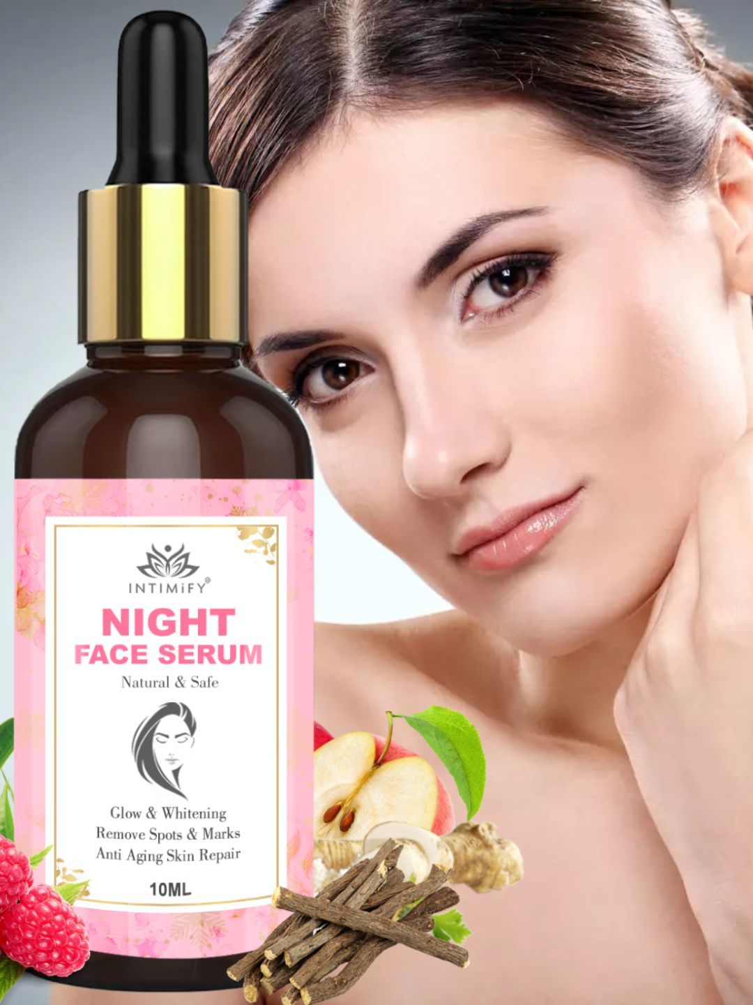 INTIMIFY Night Face Serum For Anti Aging Skin Repair-10ml-picture-36