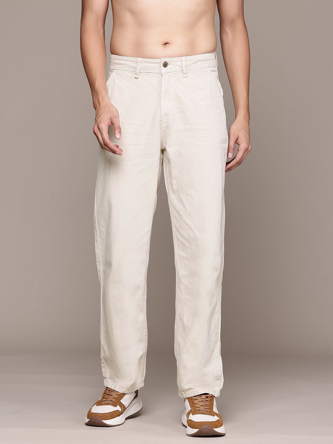 The Roadster Lifestyle Co. Men Straight Fit Pure Cotton Jeans-picture-26