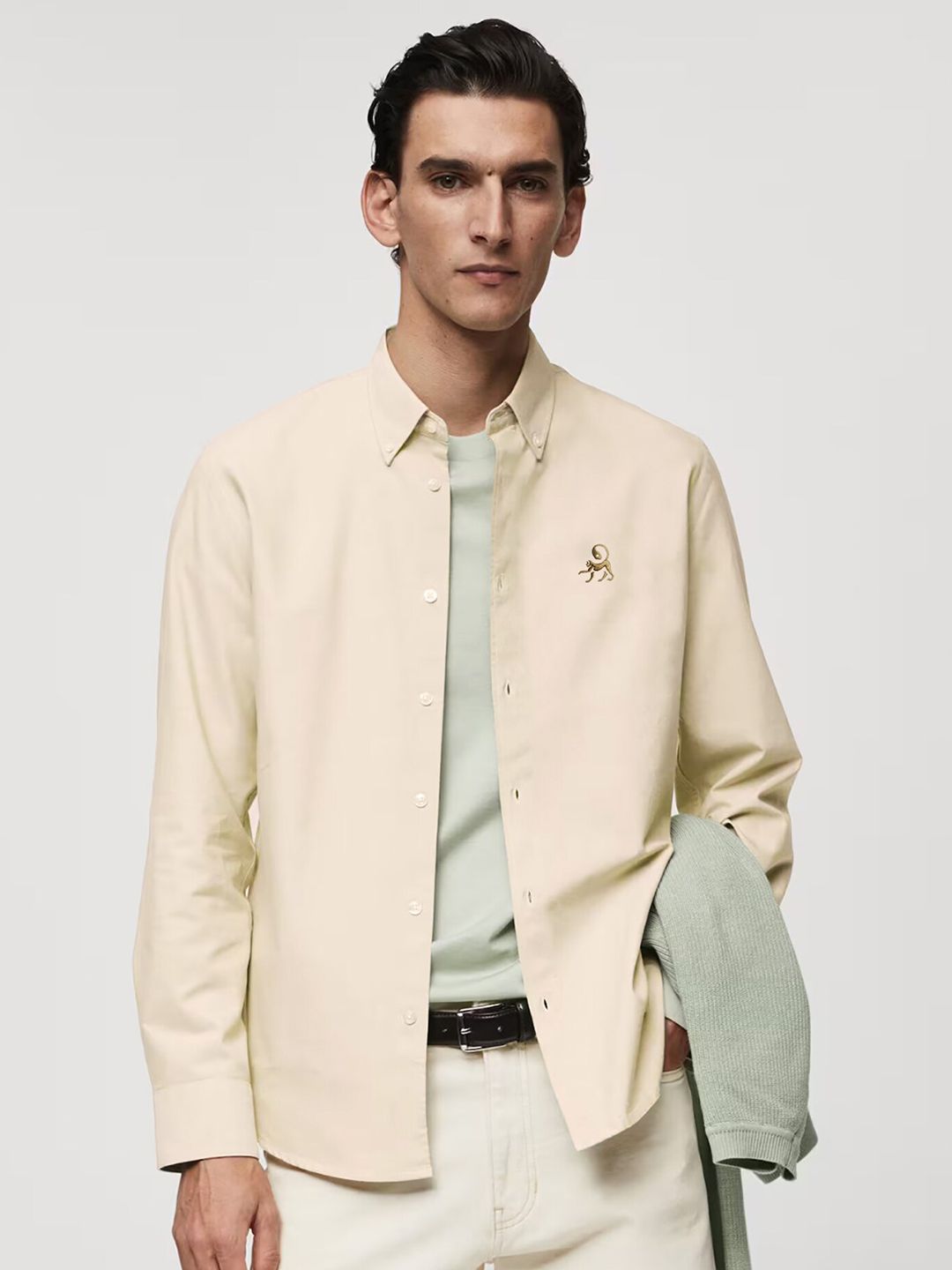 MISCHIEF MONKEY Classic Tailored Fit Button Down Collar Casual Shirt-picture-25