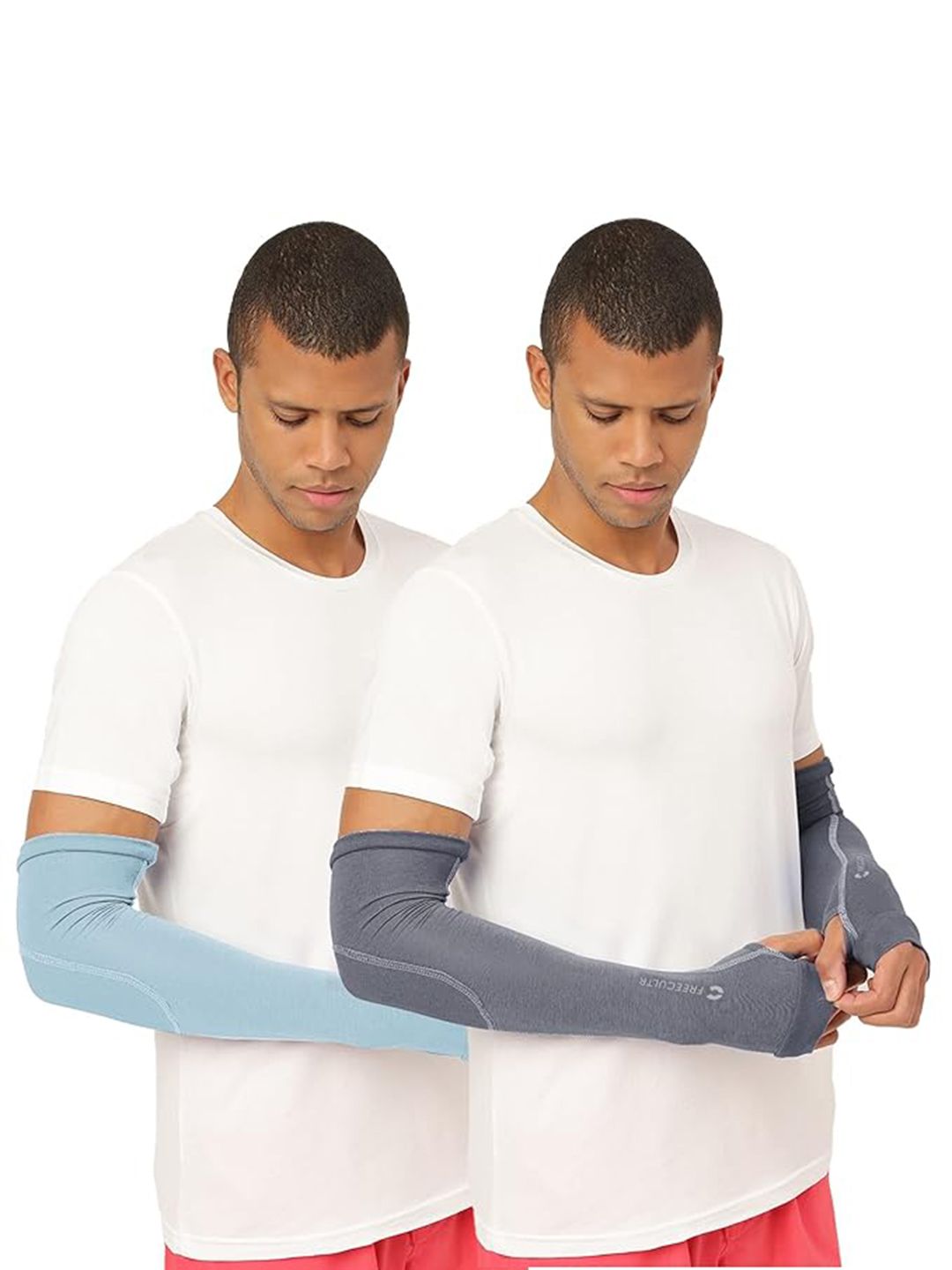 FREECULTR Unisex Set Of 2 Breathable Bamboo Cotton Antibacterial Arm Sleeves-picture-40