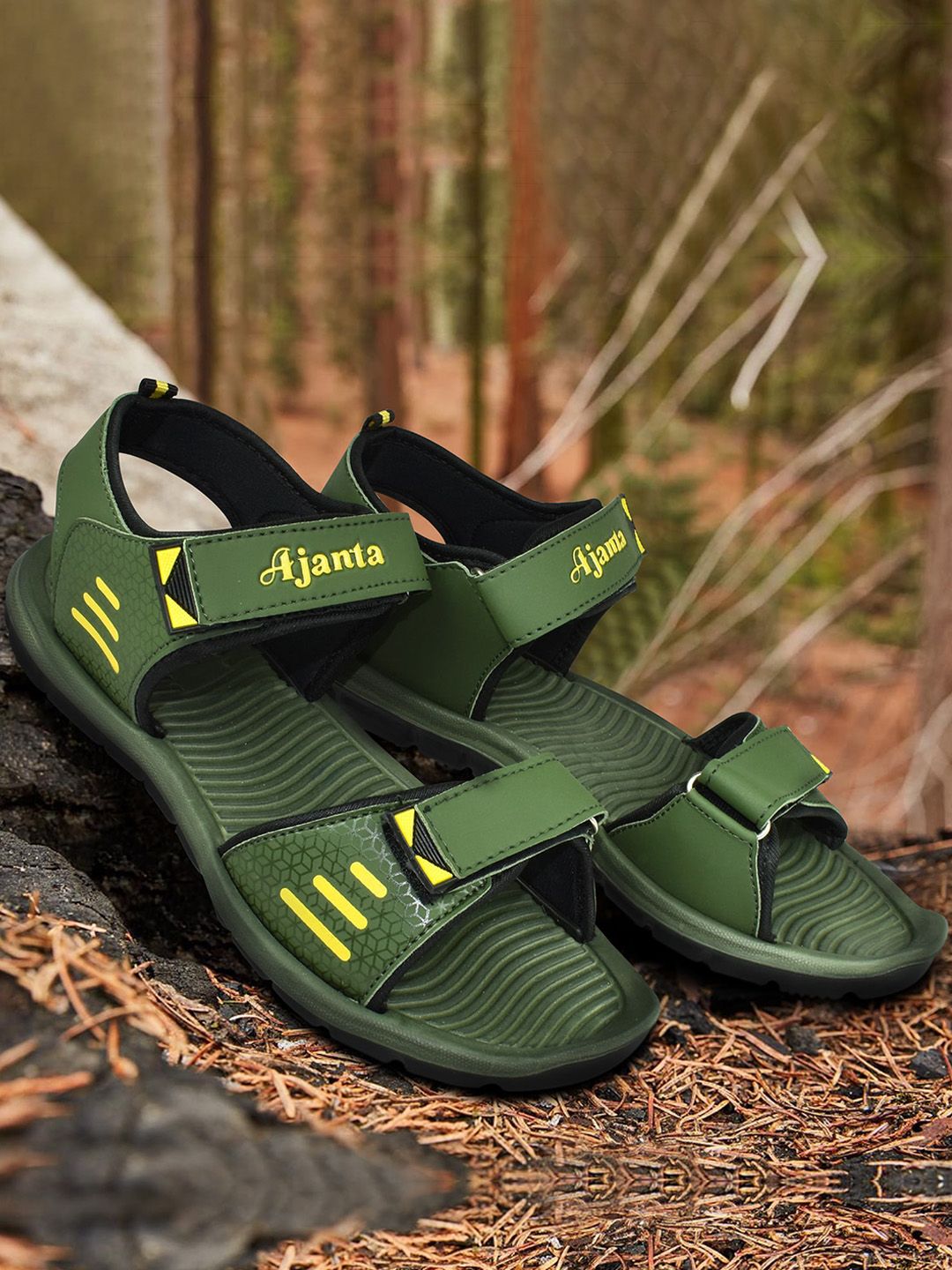 Ajanta Men Textured Sports Sandal-picture-30