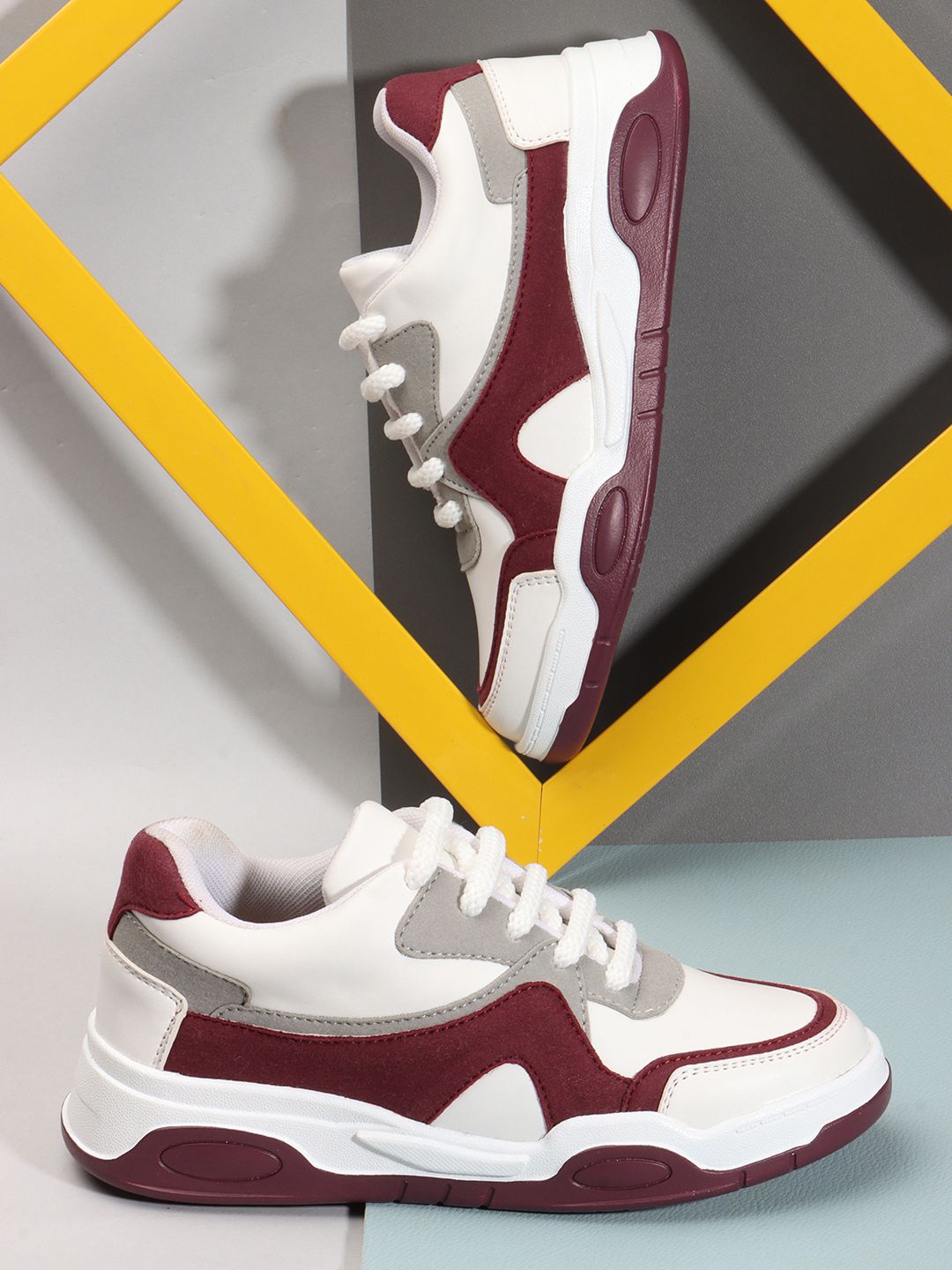 Denill Women Colourblocked Round Toe Sneakers-picture-27