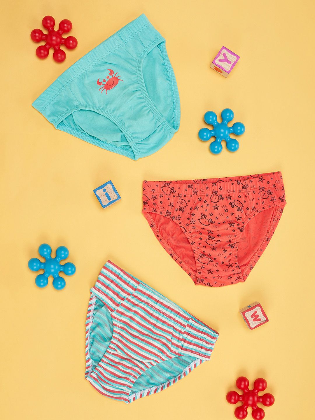 Pantaloons Junior Boys Pack Of 3 Printed Cotton Briefs 8909044293503-picture-43