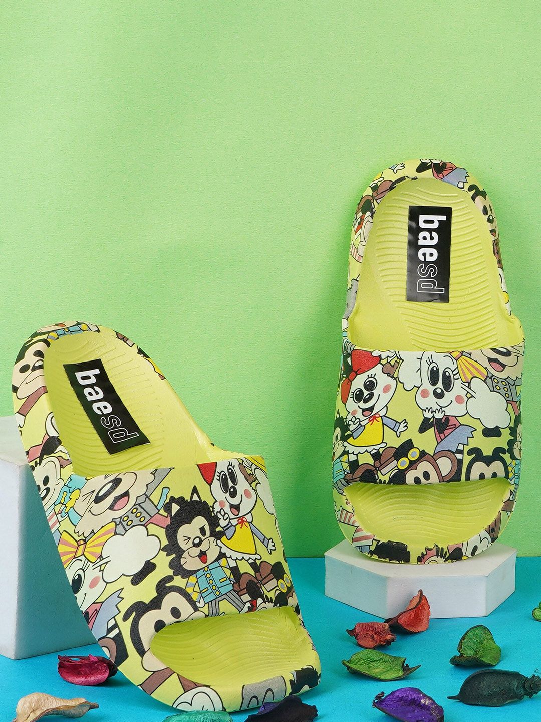 BAESD Kids Printed Sliders-picture-47