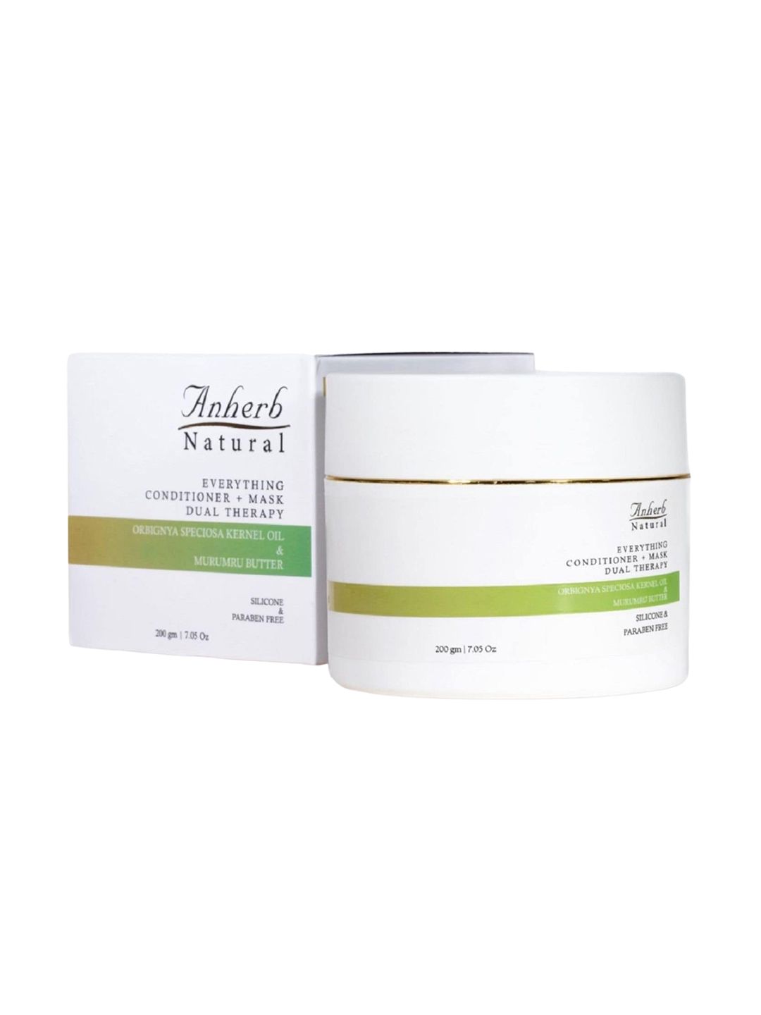 Anherb Natural Dual Therapy Everything Conditioner & Mask With Murumuru Butter - 200 g-image-3