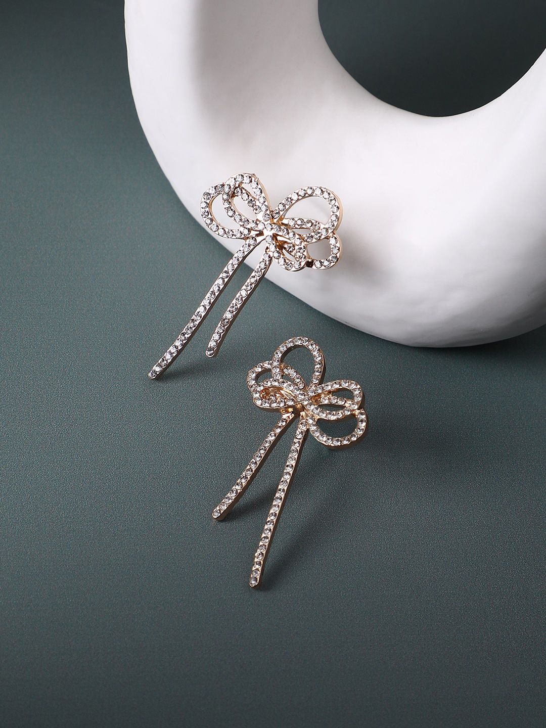 SOHI Gold-Plated Alloy Drop Earrings-picture-32