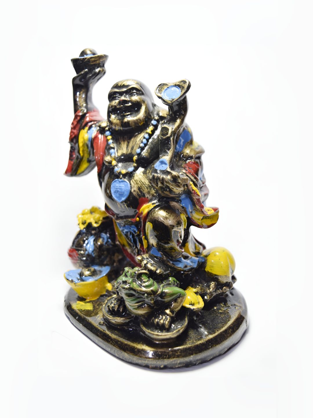 GW CREATIONS Bronze & Blue Buddha Figurine Showpiece-picture-17