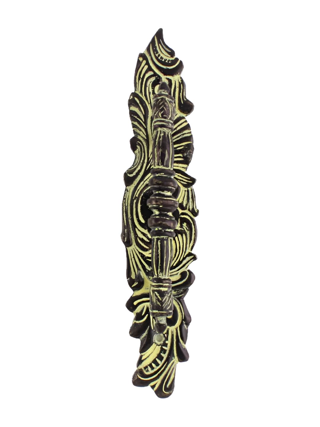 Indianshelf Black & Yellow Classical Design Door Handle-image-2