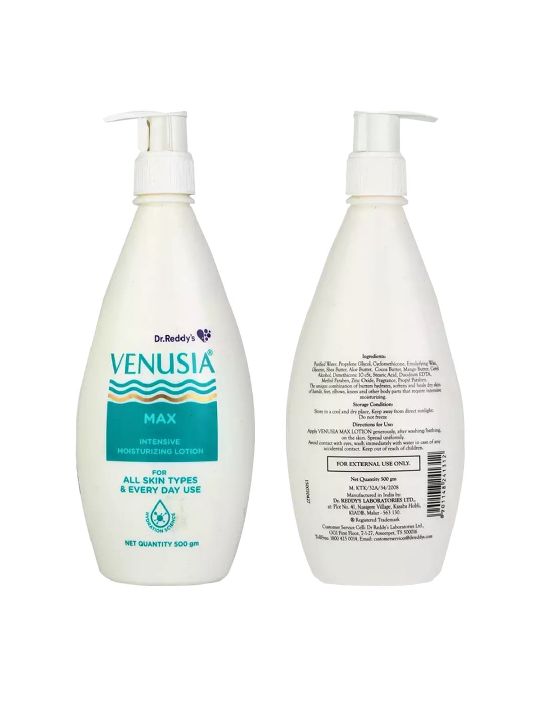 Venusia Dr. Reddy's Max Moisturizing Lotion Contains Shea, Mango, Aloe & Cocoa Butter-500g-image-29