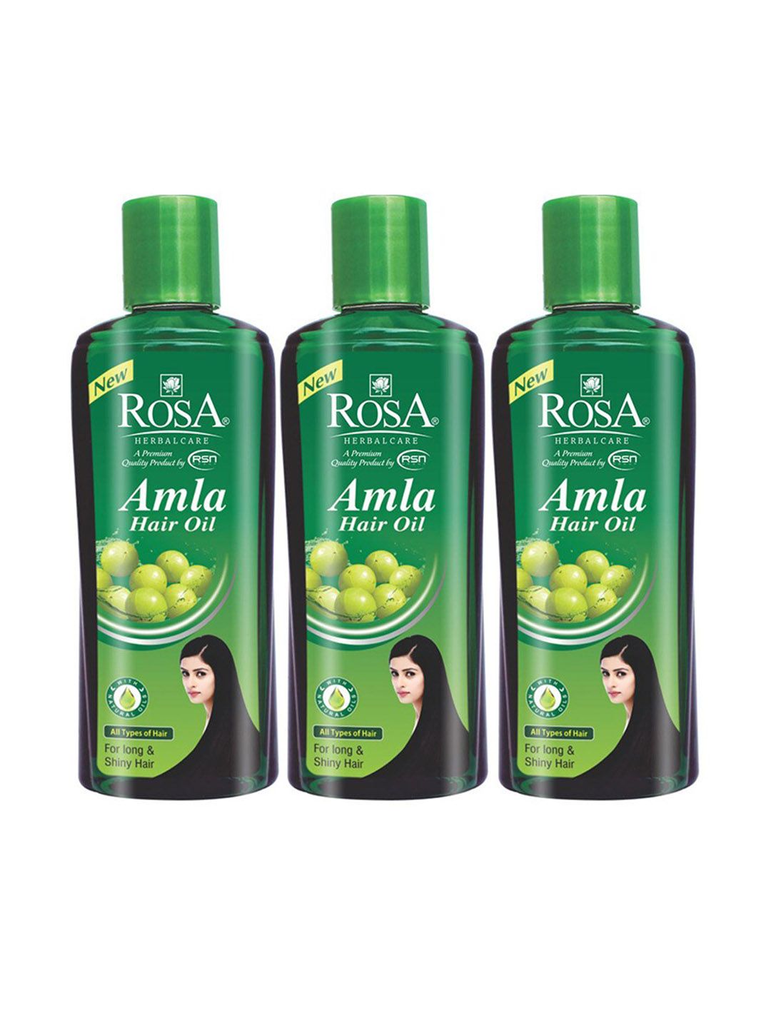 ROSA Set Of 3 Amla Hair Oil For Strong Long & Thick Hair- 100ml Each-image-17