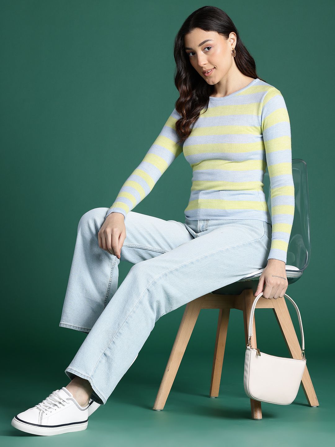 DressBerry Striped Acrylic Pullover-picture-15