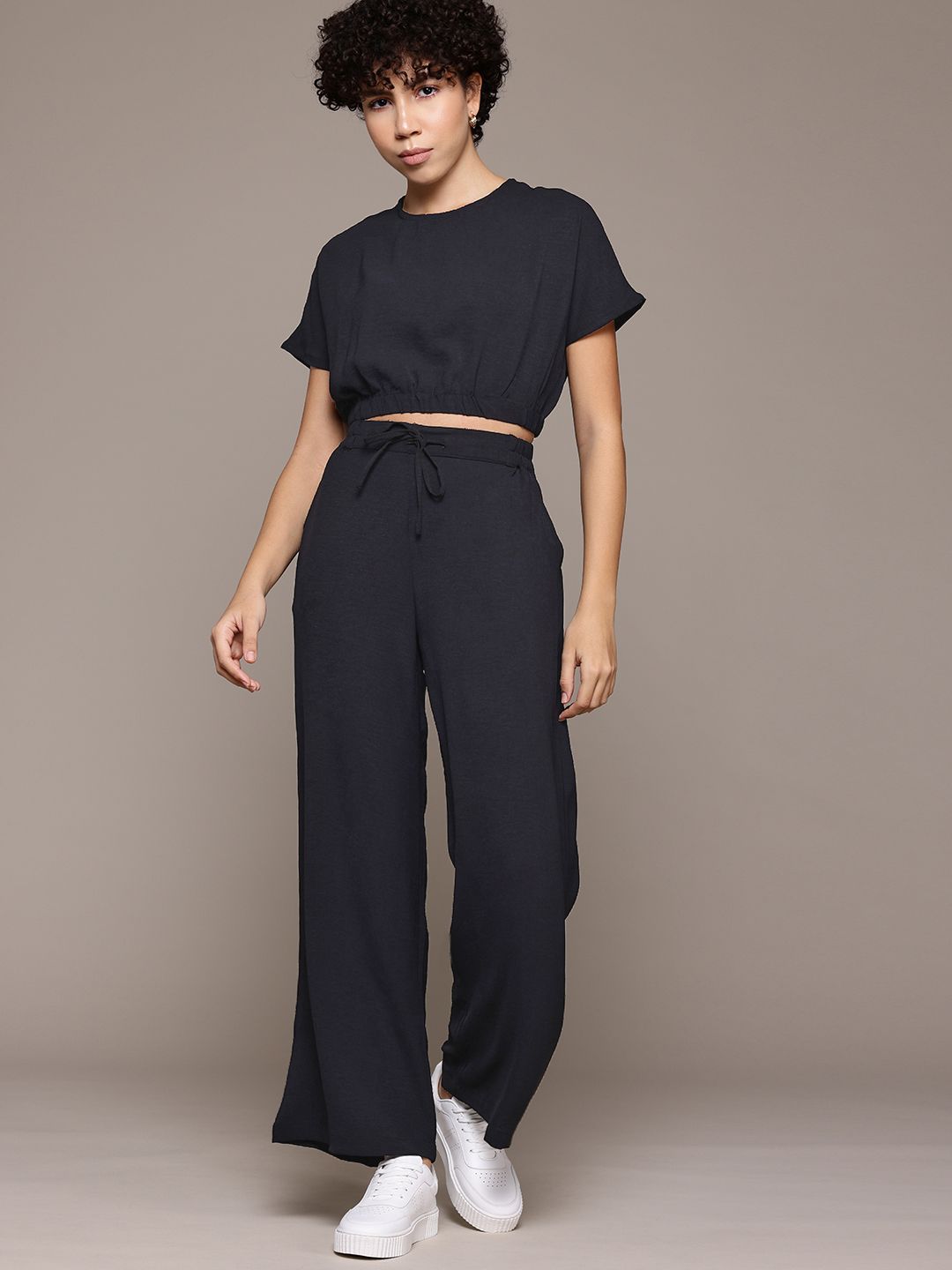 The Roadster Lifestyle Co. Top With Trousers Co-Ord Set-picture-16