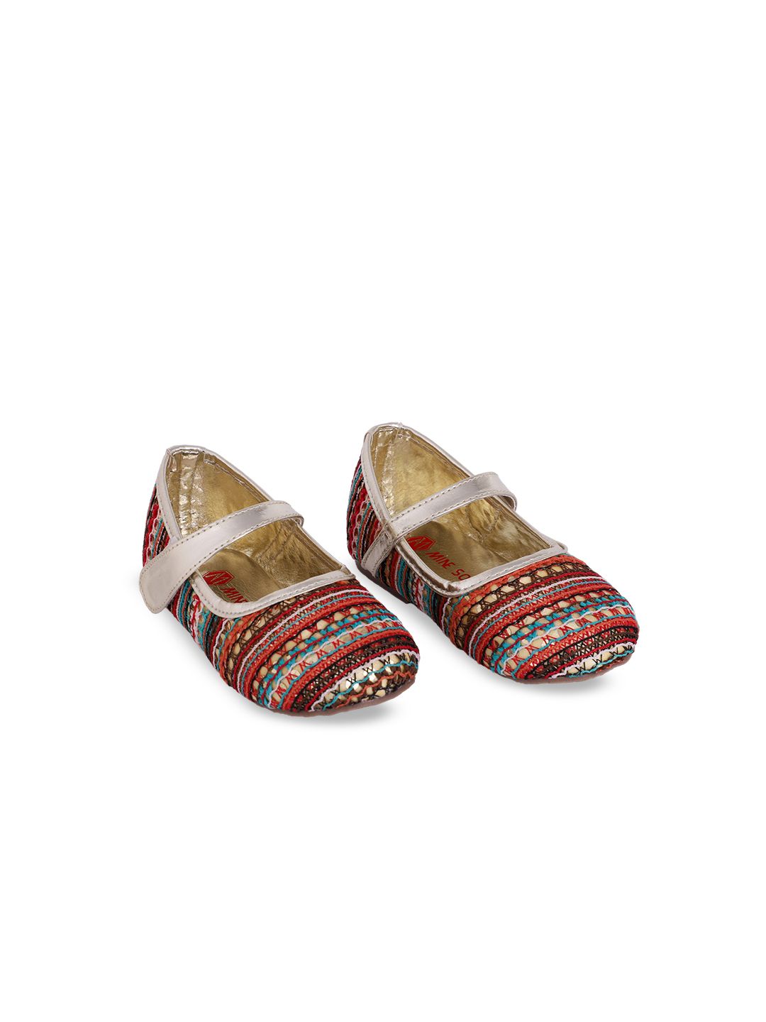 Minesole Girls Textured Round Toe Ballerinas-picture-28