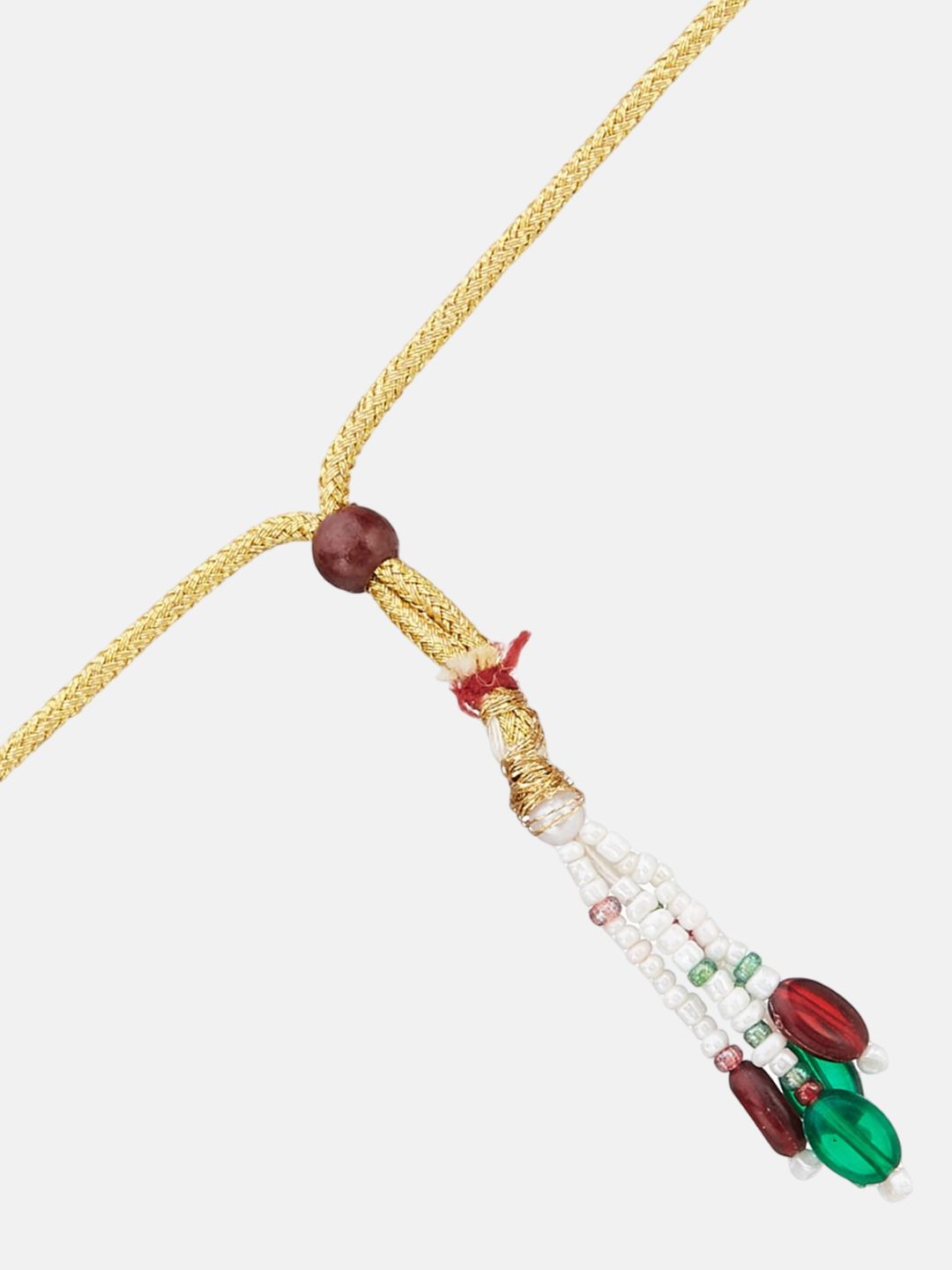 ATIBELLE Gold-Plated Kundan-Stones Studded & Pearl Beaded Necklace & Earrings