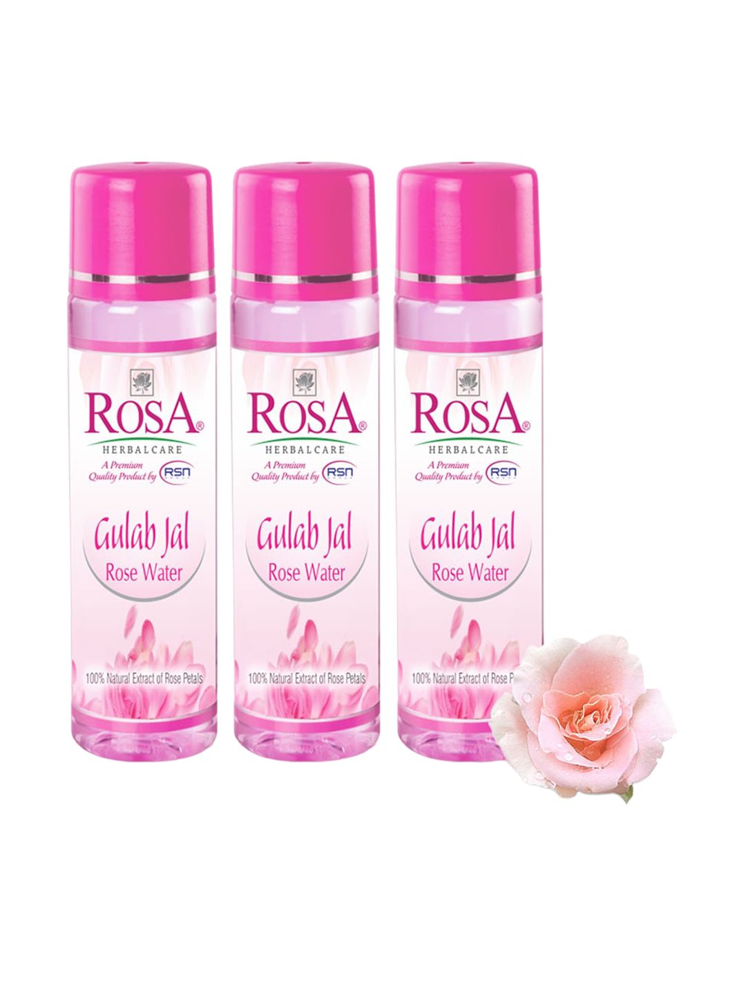 ROSA Set Of 3 Gulab Jal Rose Water - 120 ml Each-image-35