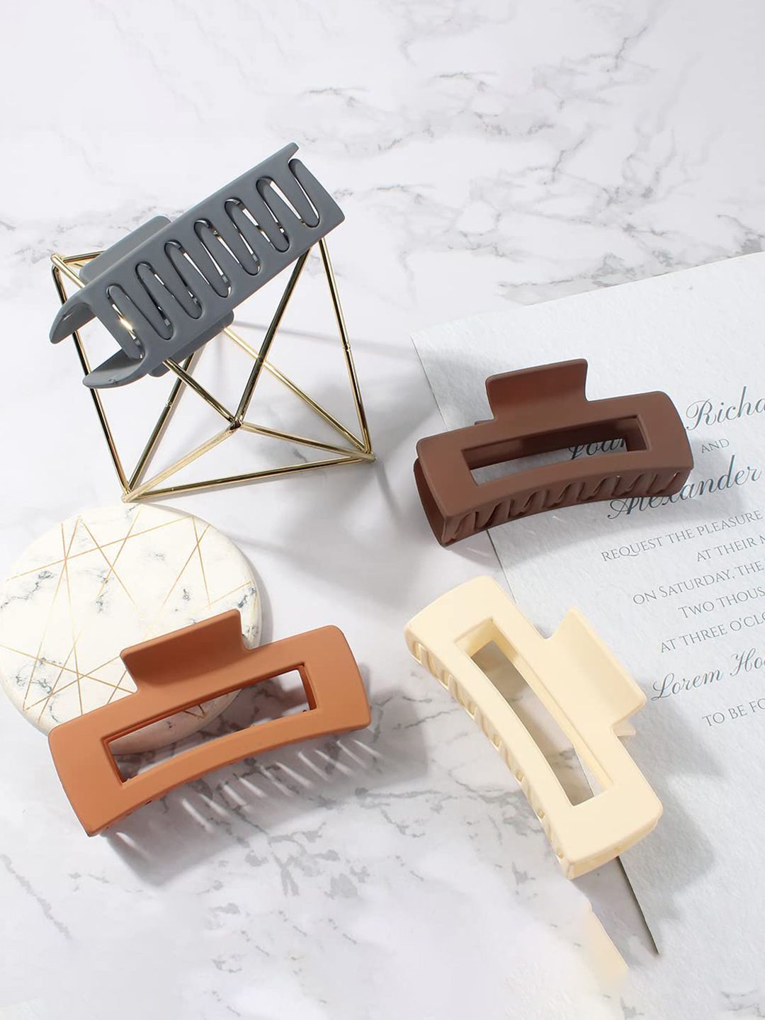 Xivir Women Set of 4 Claw Clip-picture-12