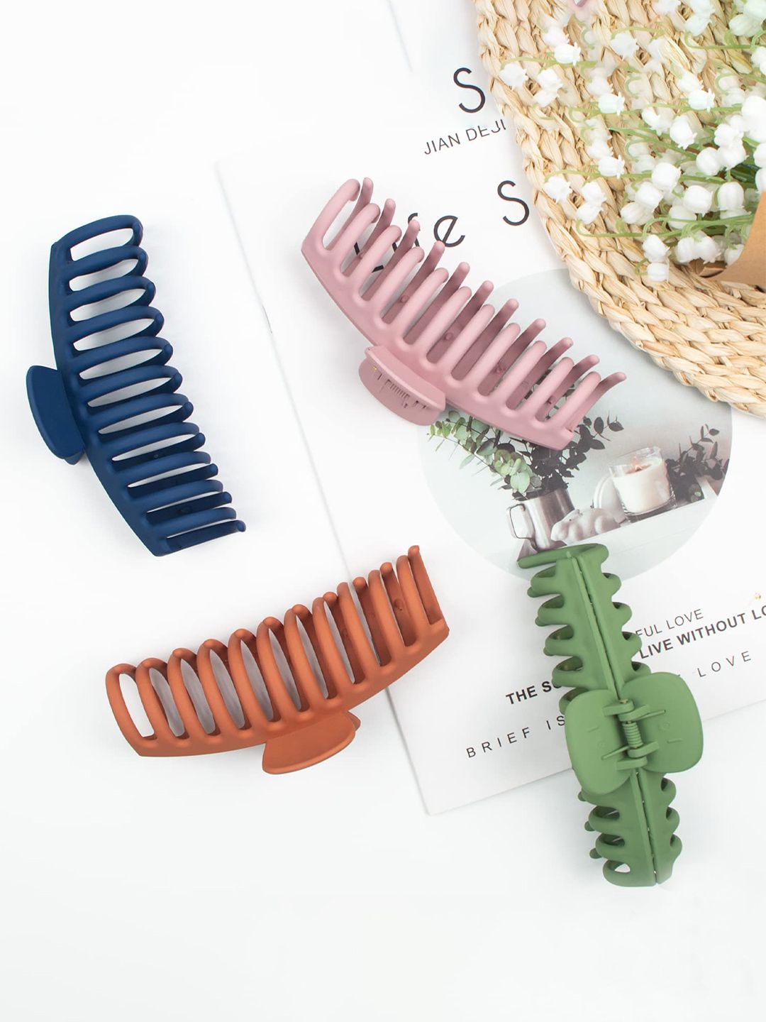 Xivir Women Set of 4 Claw Clip-picture-15