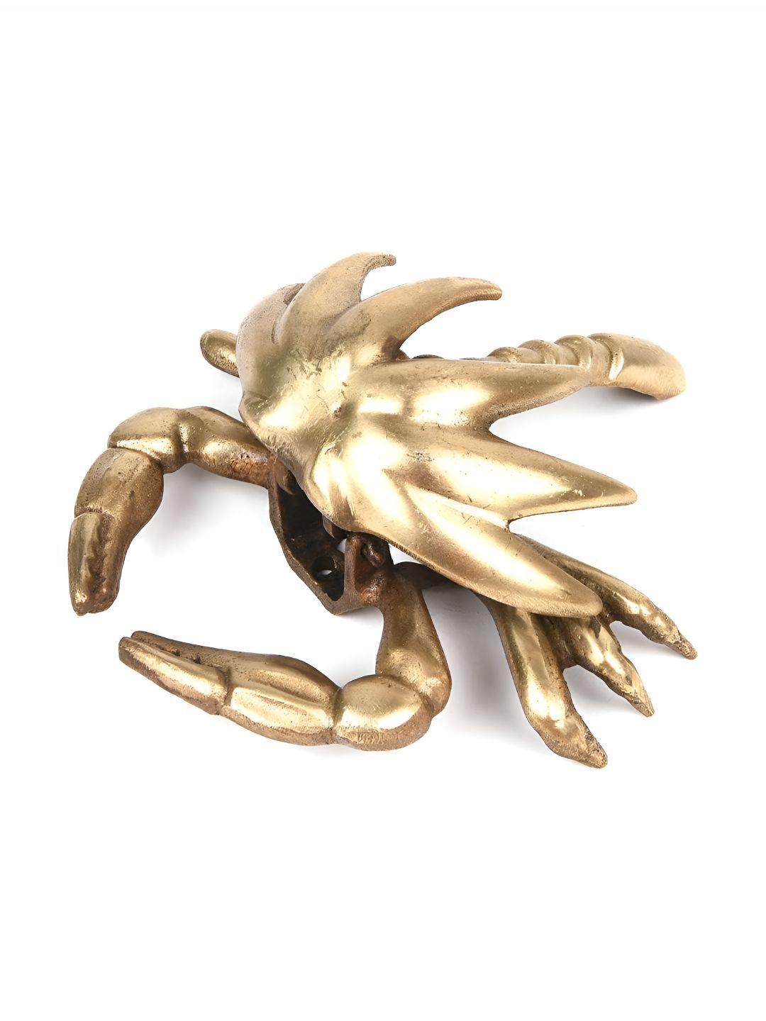 Indianshelf Beige Brass Crab Door Knocker-image-34