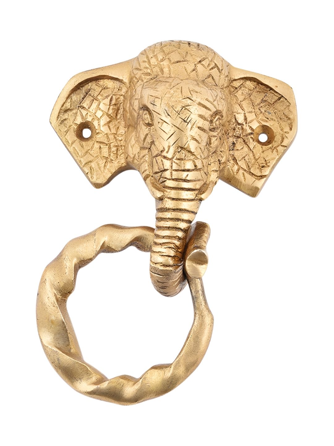 Indianshelf Beige Elephant Face Door Knocker-picture-39