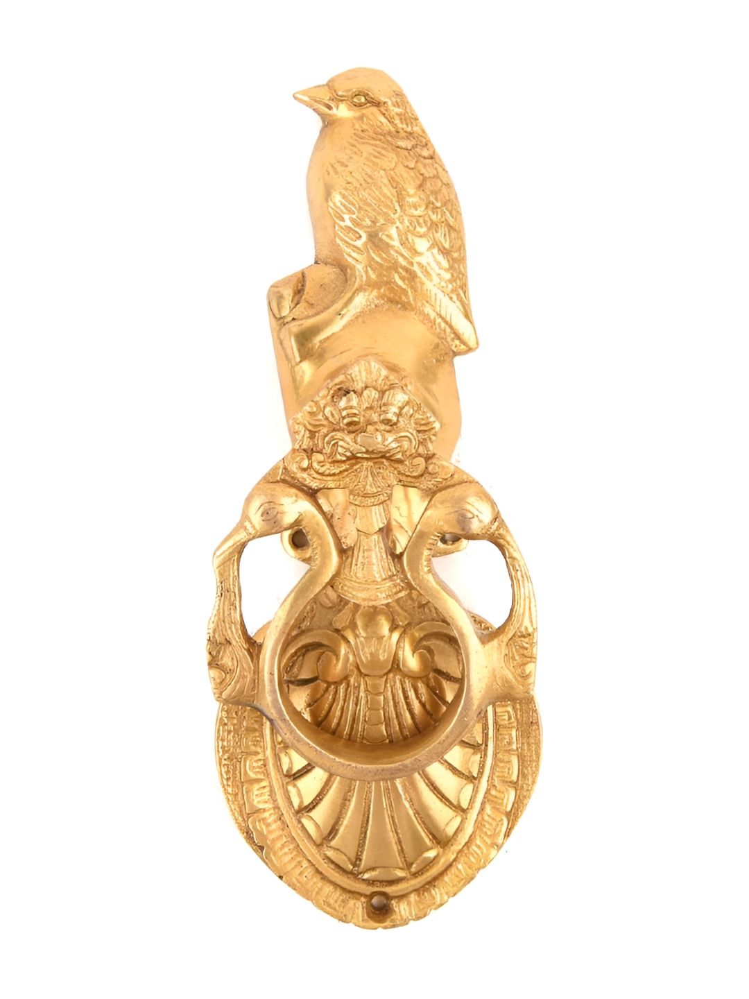 Indianshelf Beige Bird Standing Door Knocker-picture-29