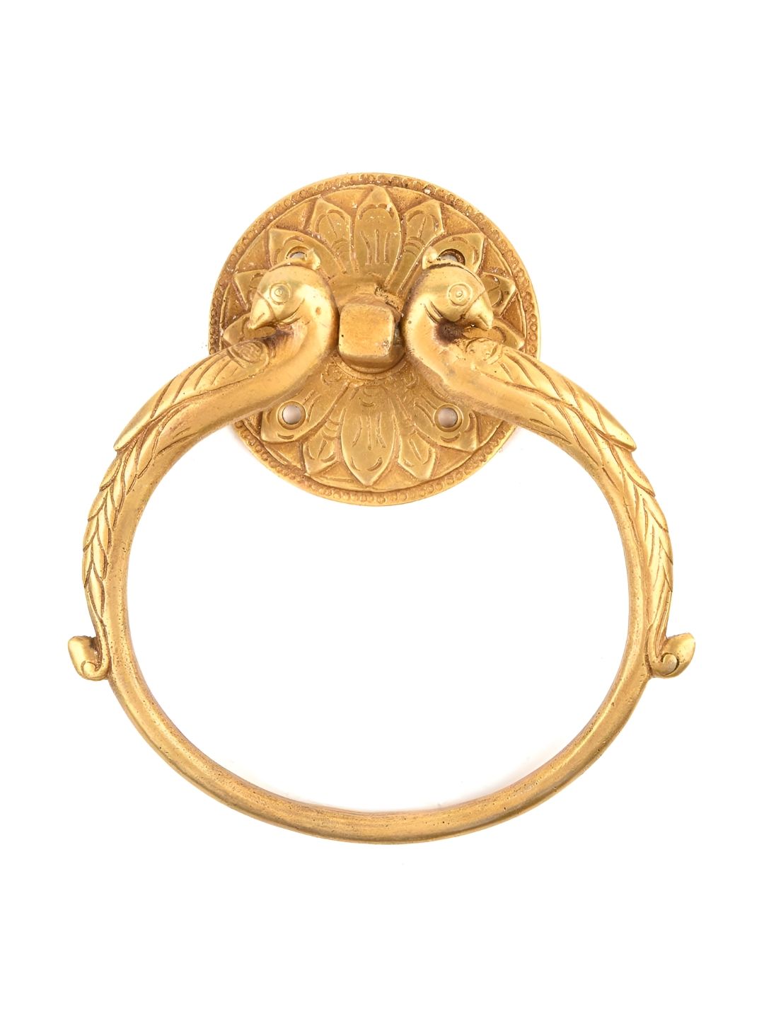 Indianshelf Yellow Peacock Shape Door Knocker-picture-15