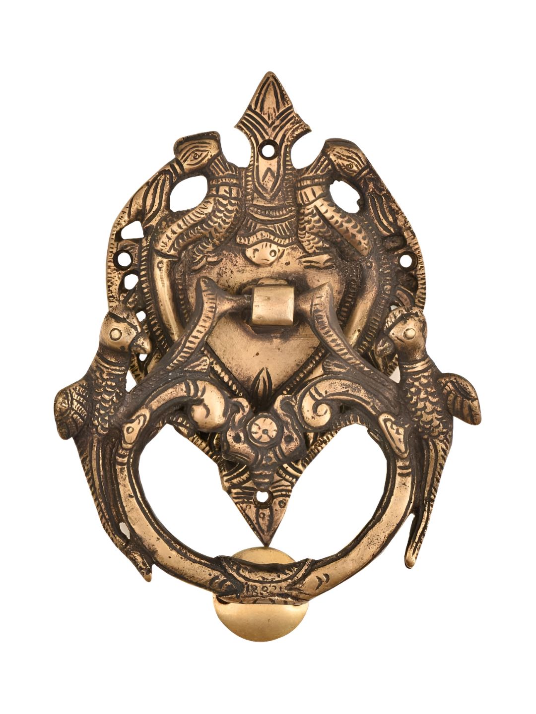 Indianshelf Beige Traditional Birds Door Knocker-picture-49