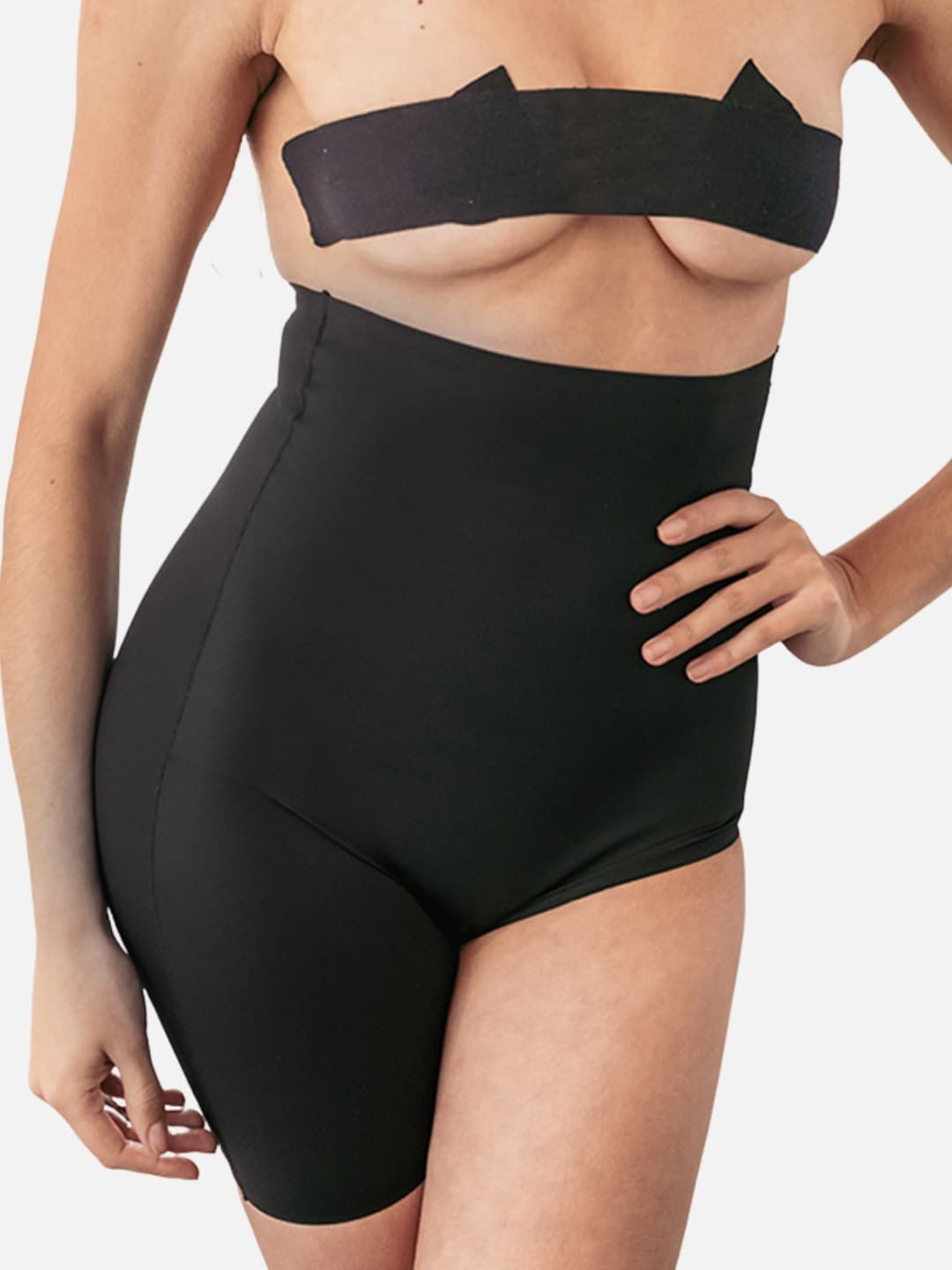 Butt-Chique Right Leg Shorty Seamless Shapewear-picture-30