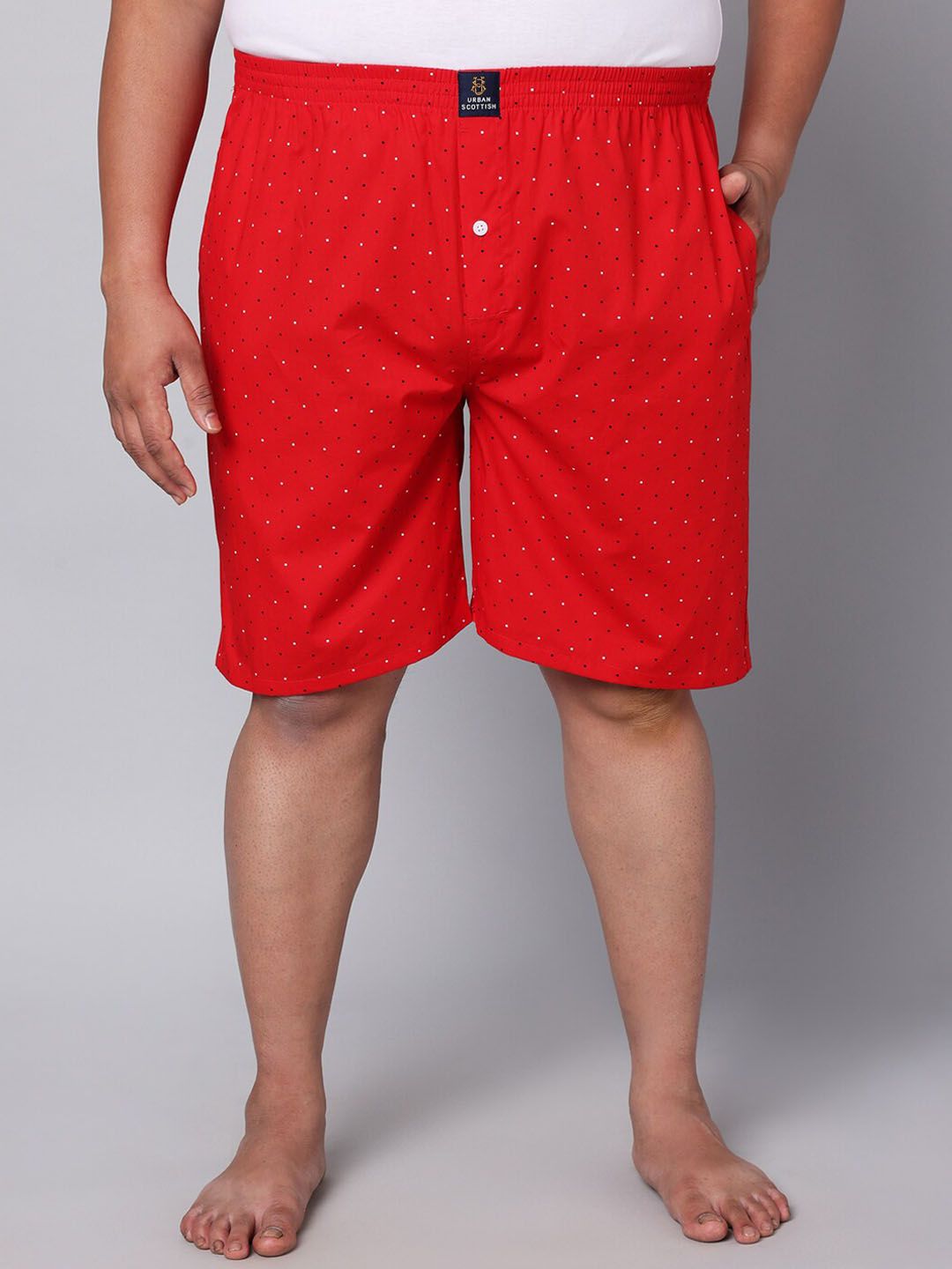 URBAN SCOTTISH Plus Size Printed Pure Cotton Boxer USBX170-picture-14