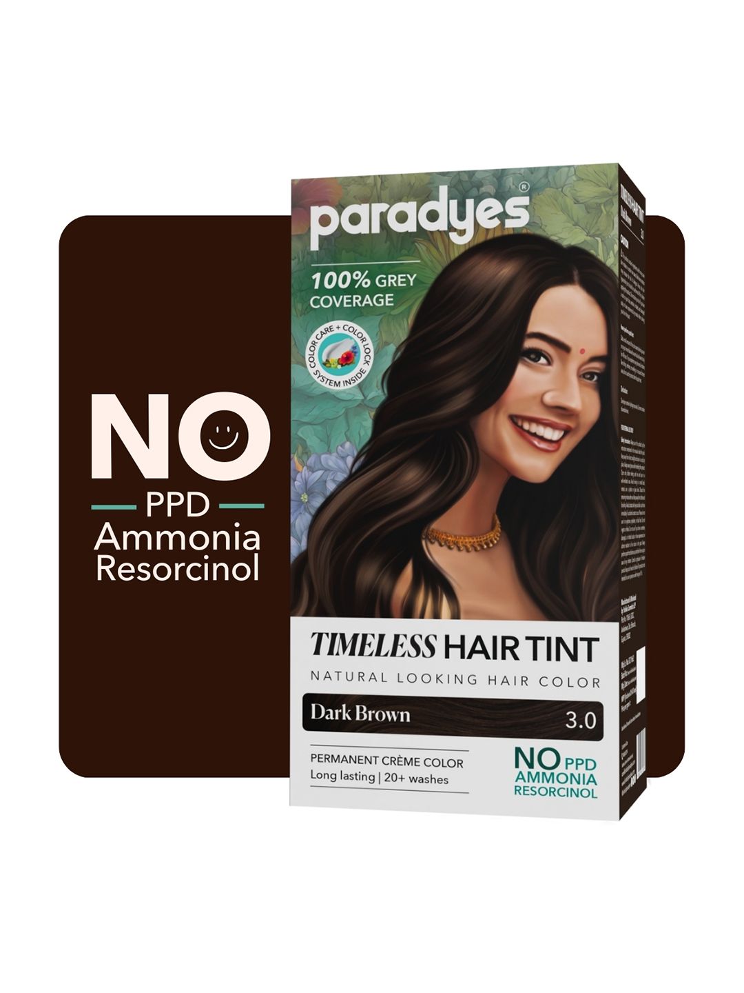 Paradyes Timeless Permanent Creme Hair Colour For Complete Grey Coverage-120g-image-4