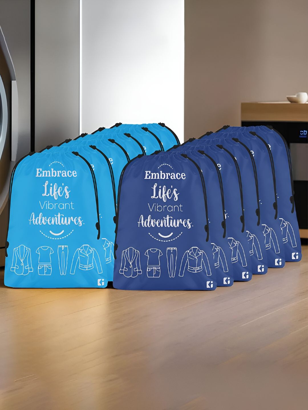 Kuber Industries Navy Blue and Blue 12 Pieces Regular Travel Laundry Cloth Organisers-picture-30