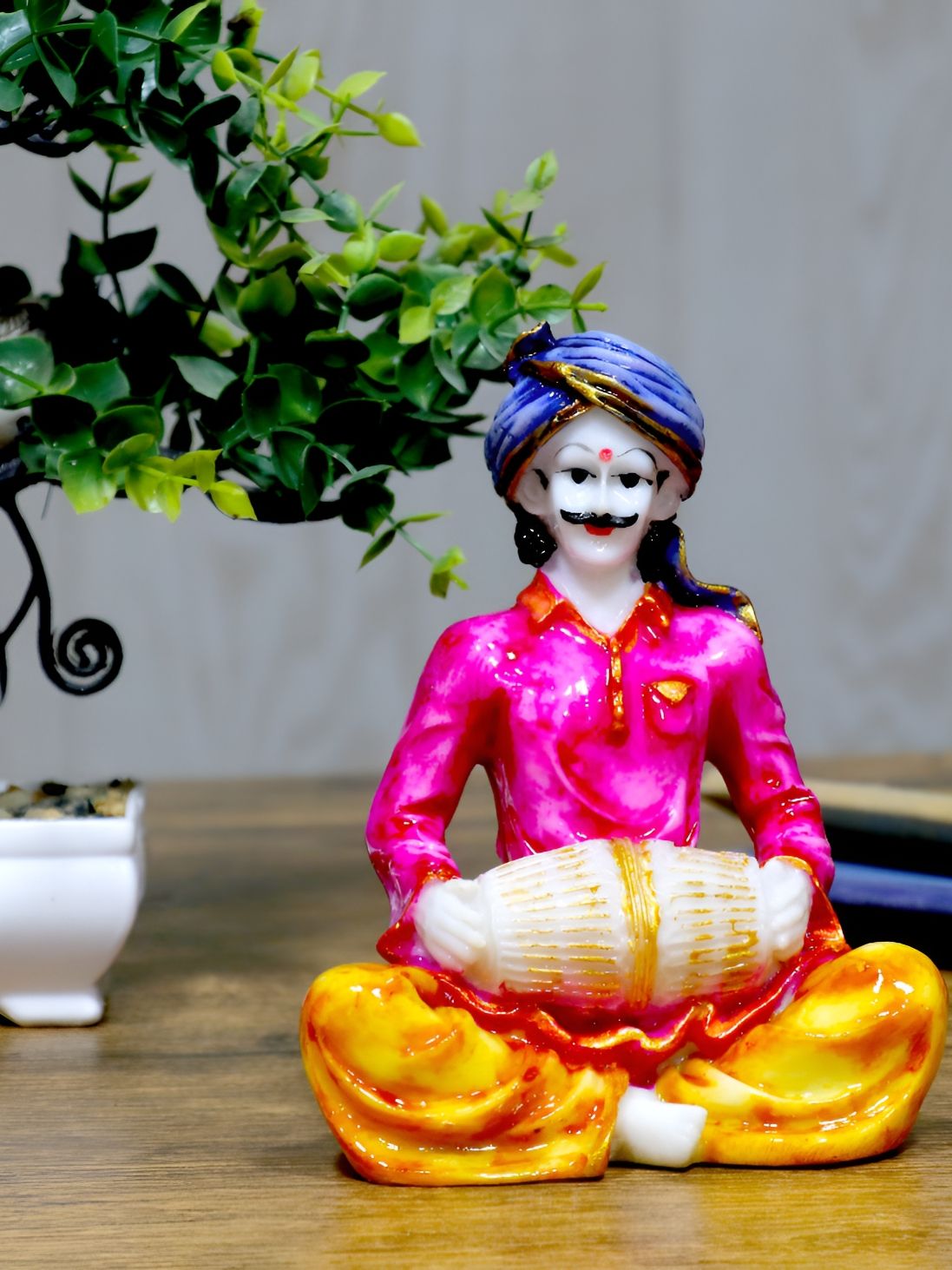 GW CREATIONS Pink Marble Figurine Showpiece-image-26