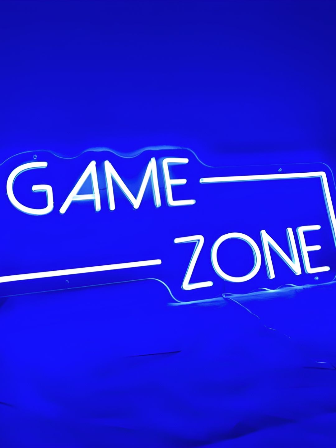 the party planet Blue & White Game Zone Acrylic LED Neon Light-picture-26