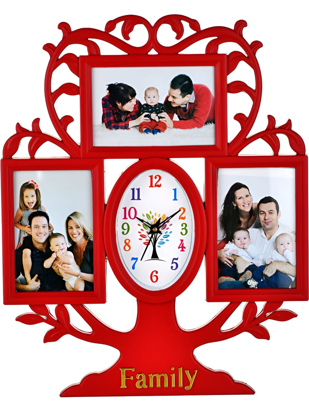 Attractionz Red Wall Clock-picture-19