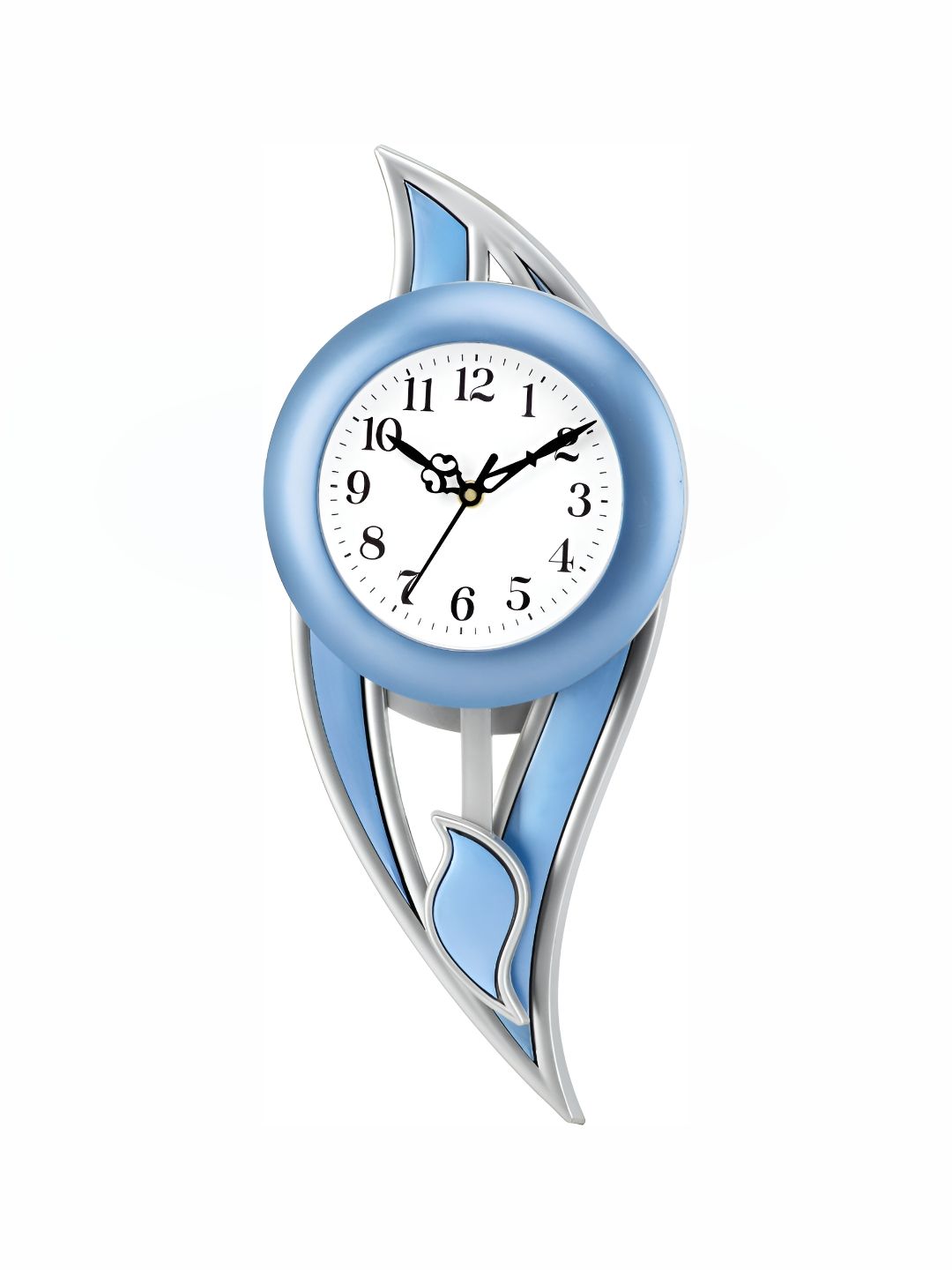 Attractionz Blue Round Shaped Analogue Wall Clock-picture-33