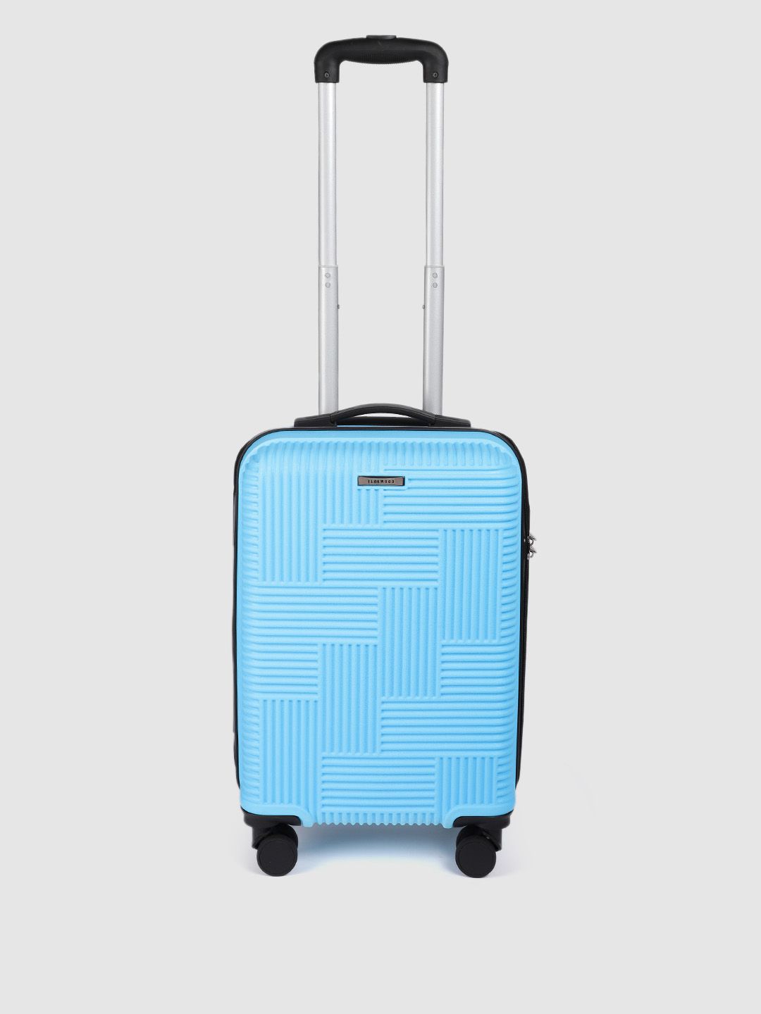 Teakwood Leathers Textured 360-Degree Rotation Hard-Sided Cabin-Sized Trolley Bag 38L-picture-32