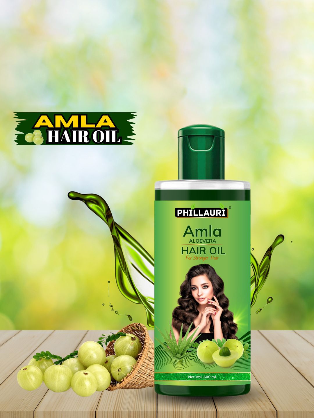 Phillauri Natural Pure Amla Aloe Vera Hair Oil - 100 ml-image-32