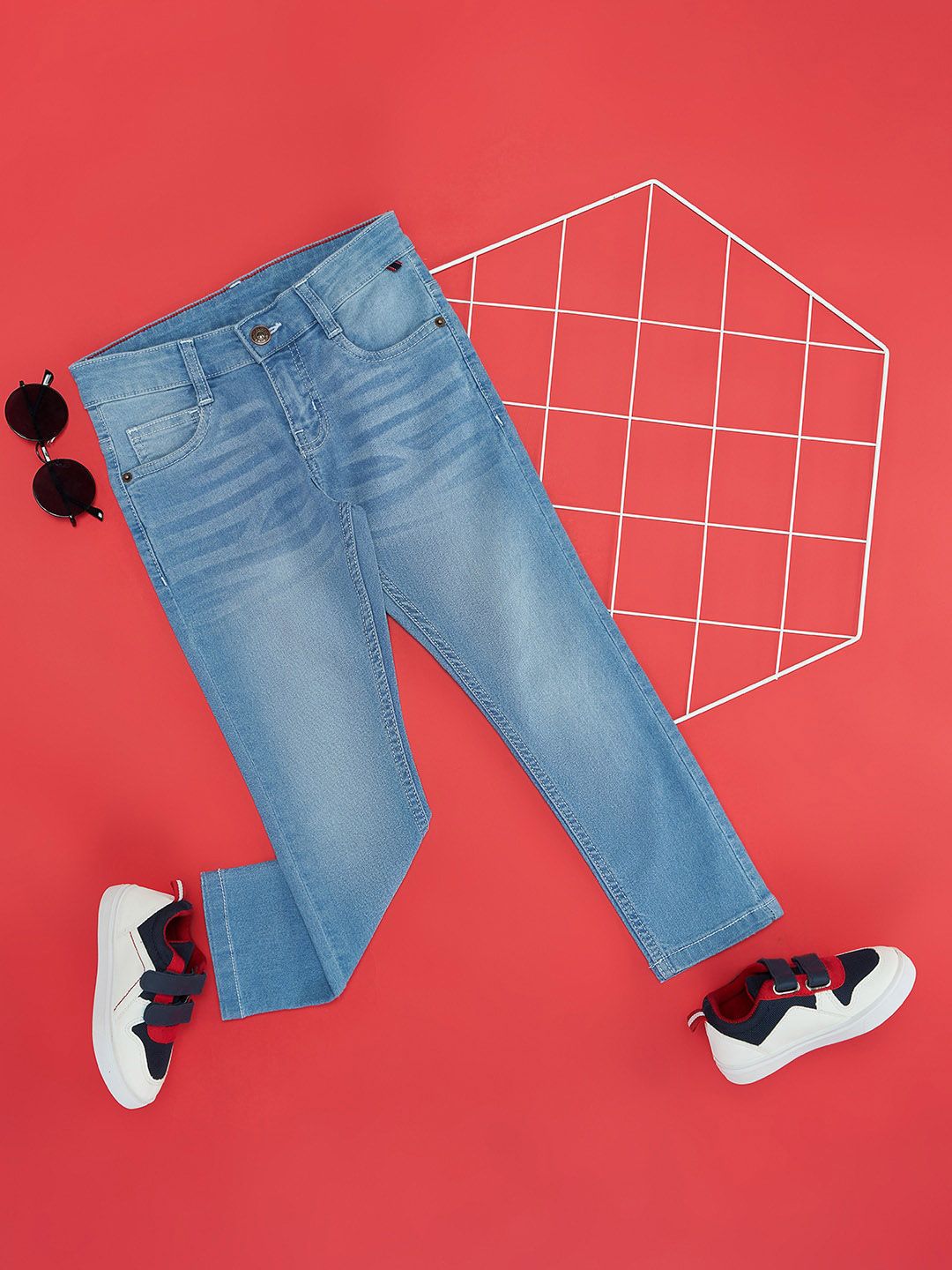 Pantaloons Junior Boys Clean Look Light Fade Jeans-picture-28