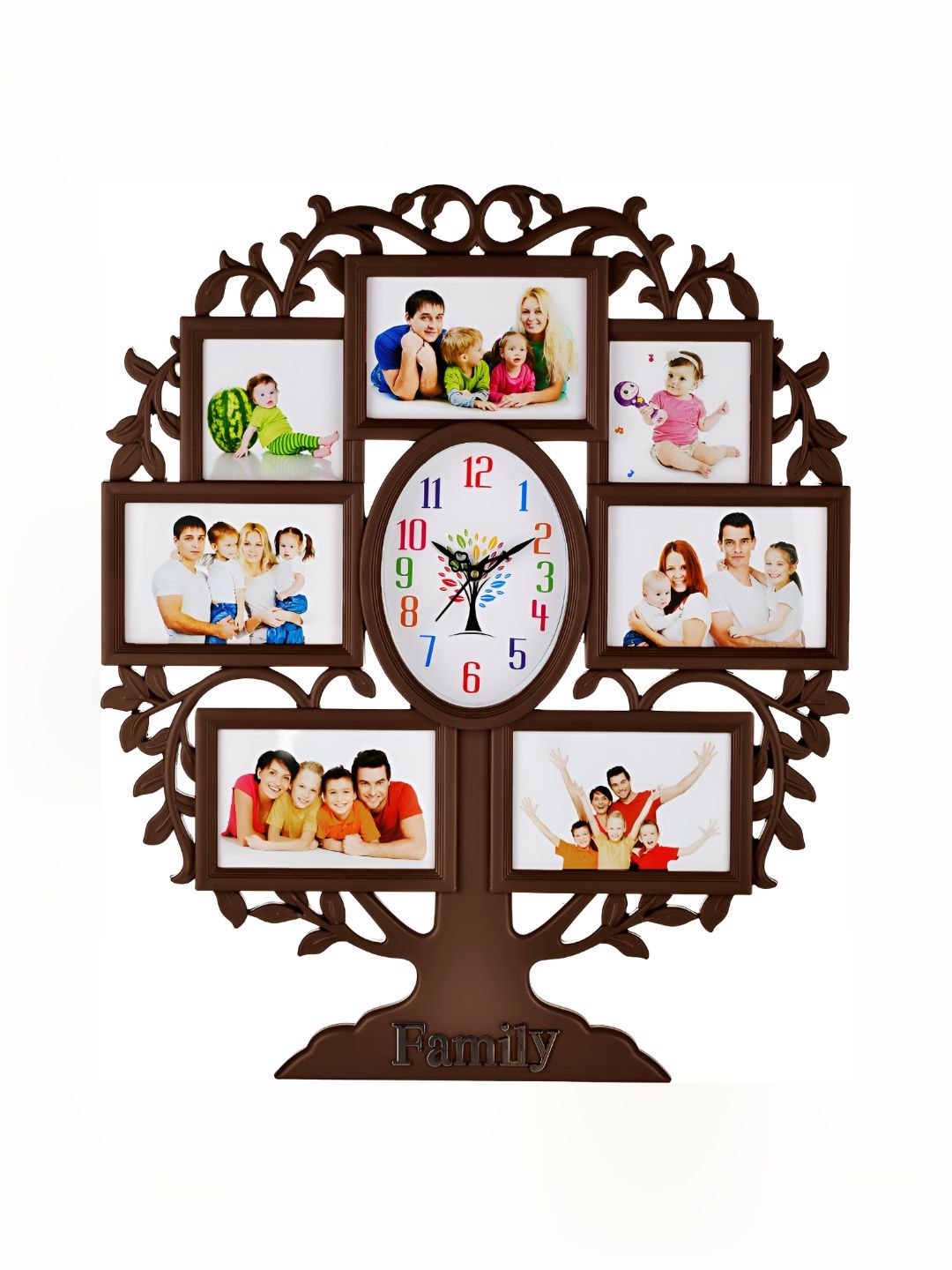 Attractionz Brown & Beige Wall Clock-picture-15