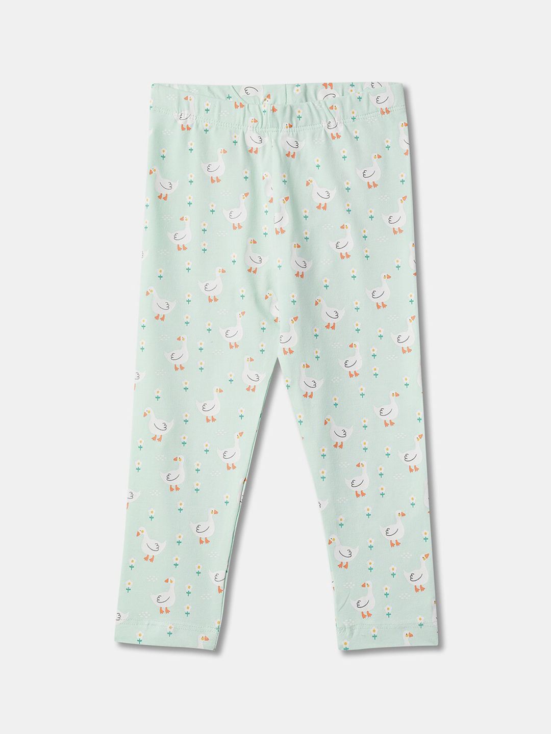 R&B Infant Girls Printed Cotton Ankle Length Leggings-picture-43