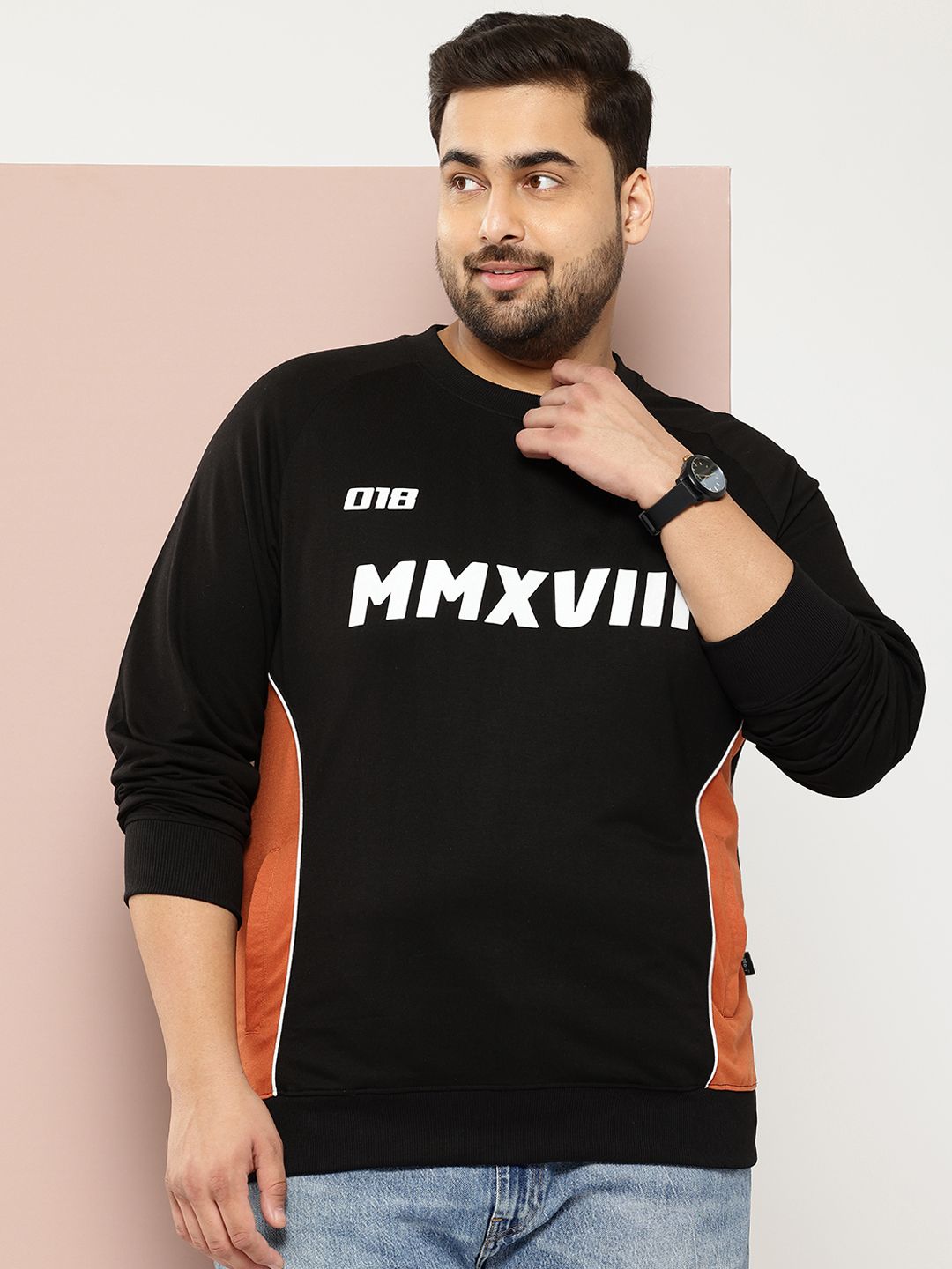 Sztori Plus Size Typography Printed Sweatshirt-picture-19