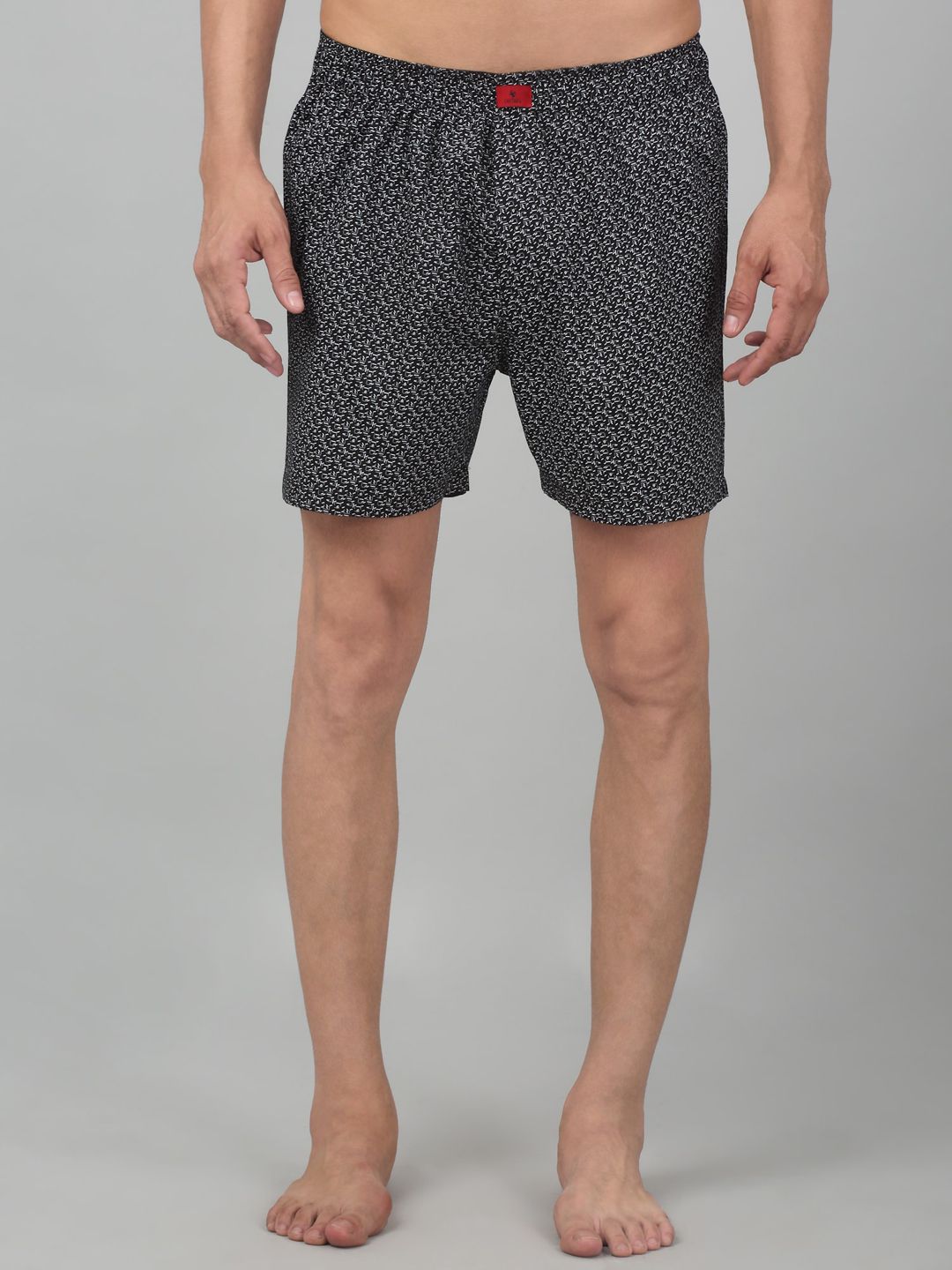 Cantabil Printed Pure Cotton Boxers MBOX00010_BLACK-picture-13