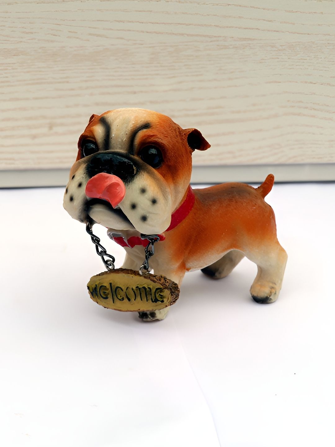 GW CREATIONS Brown & White Birds & Animals Showpiece-picture-41