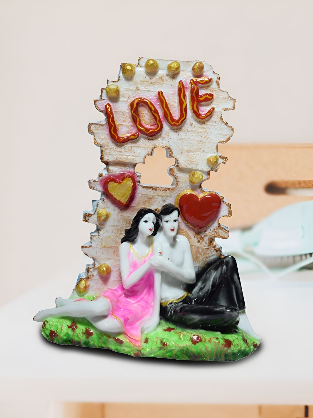 GW CREATIONS White Small Figurine Showpiece-picture-30