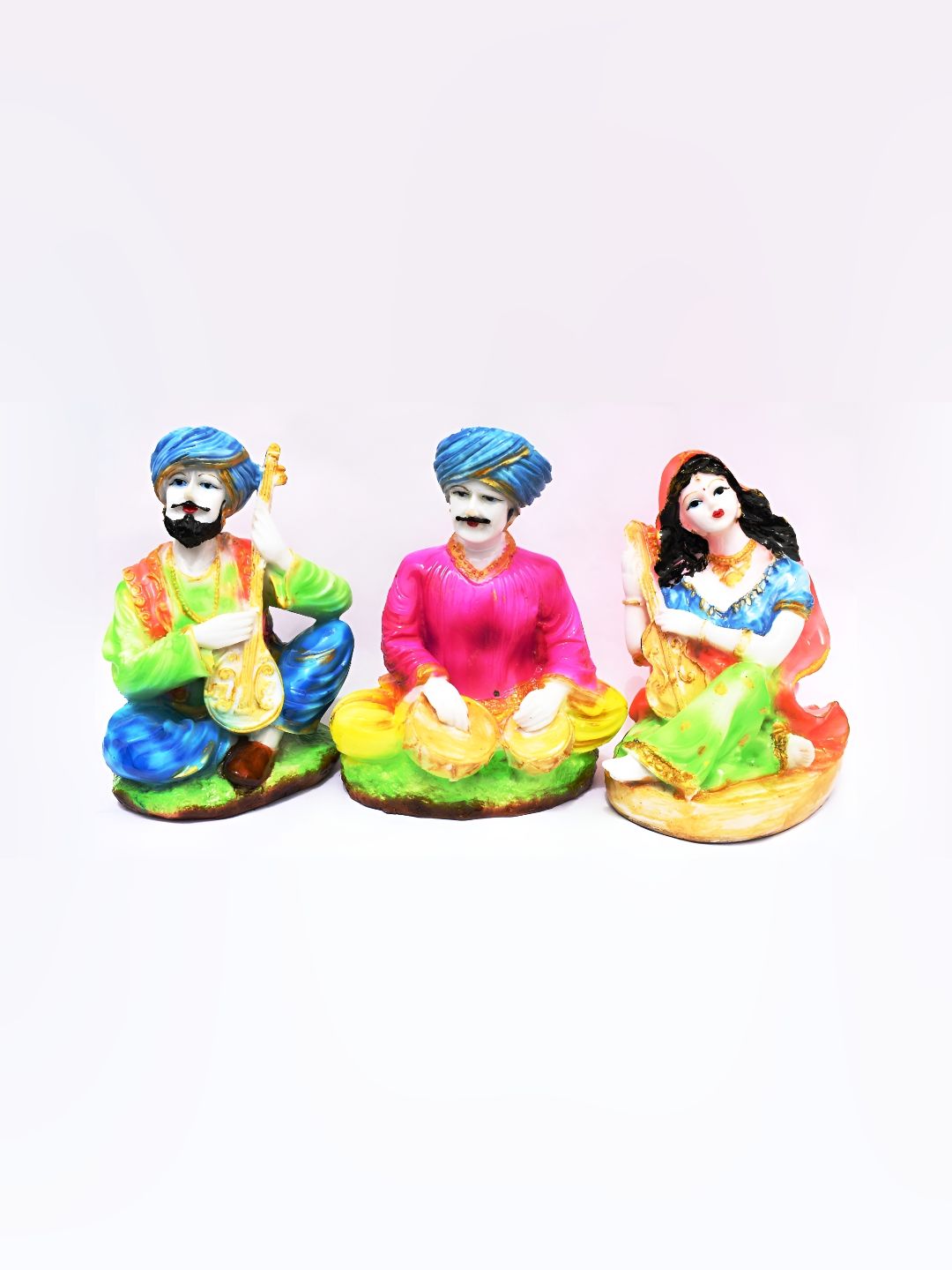 GW CREATIONS Blue & Yellow Figurine Showpiece-picture-14