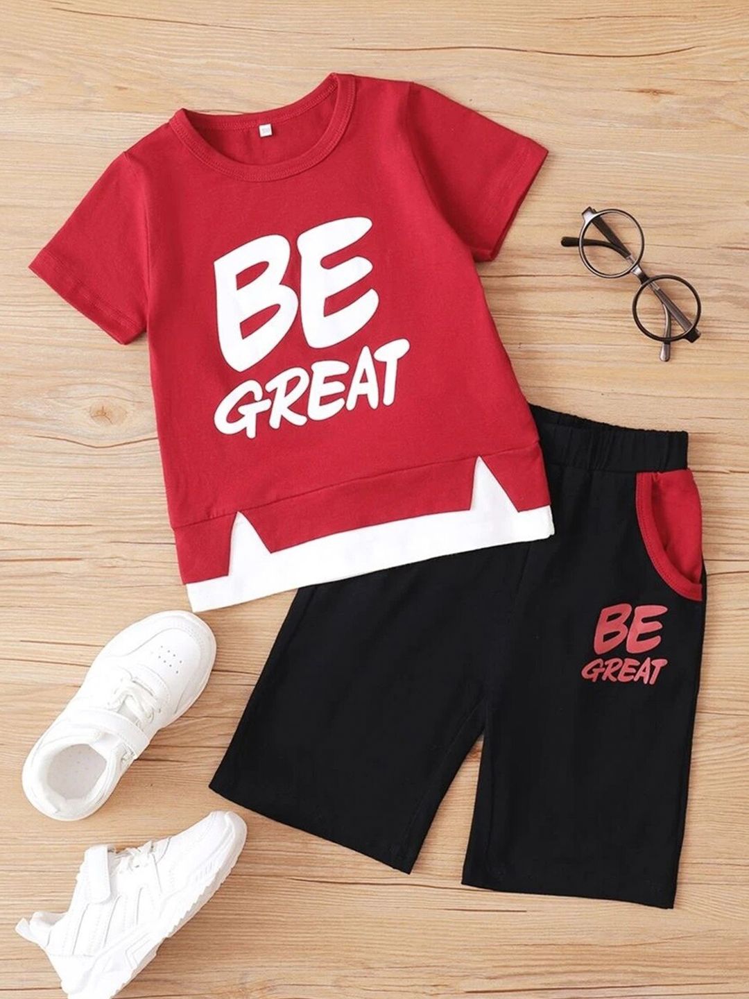 BAESD Kids Printed Top with Shorts-picture-13